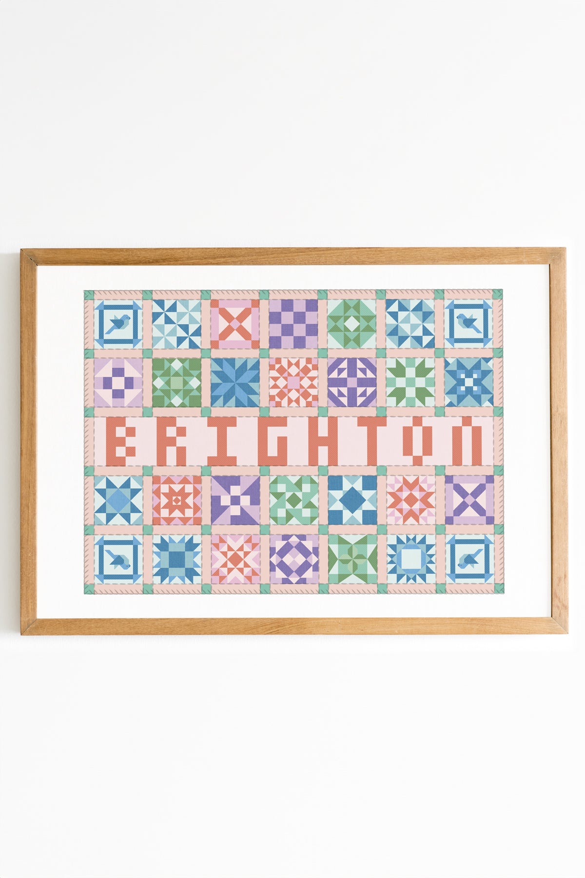 Affiche 'Patchwork' - Villes