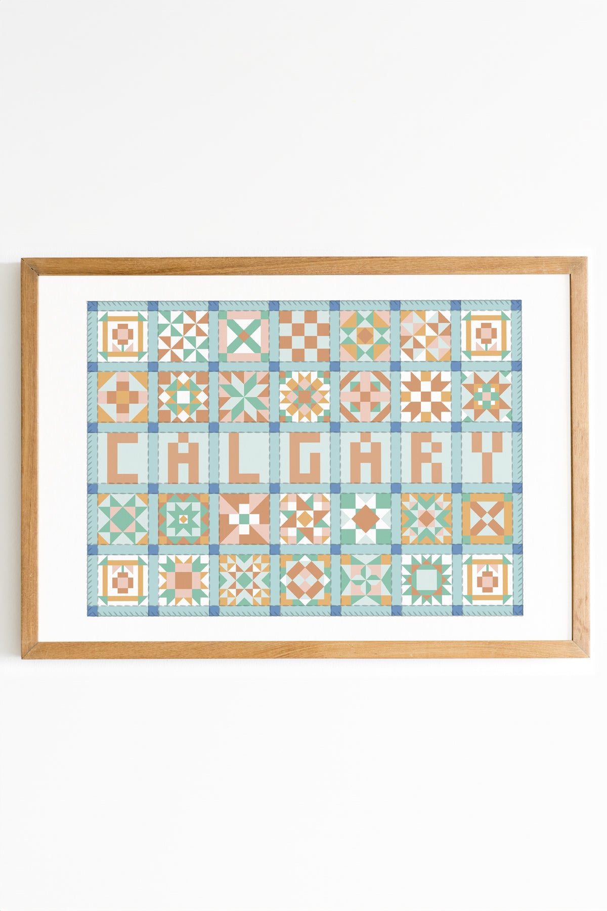 Affiche 'Patchwork' - Villes
