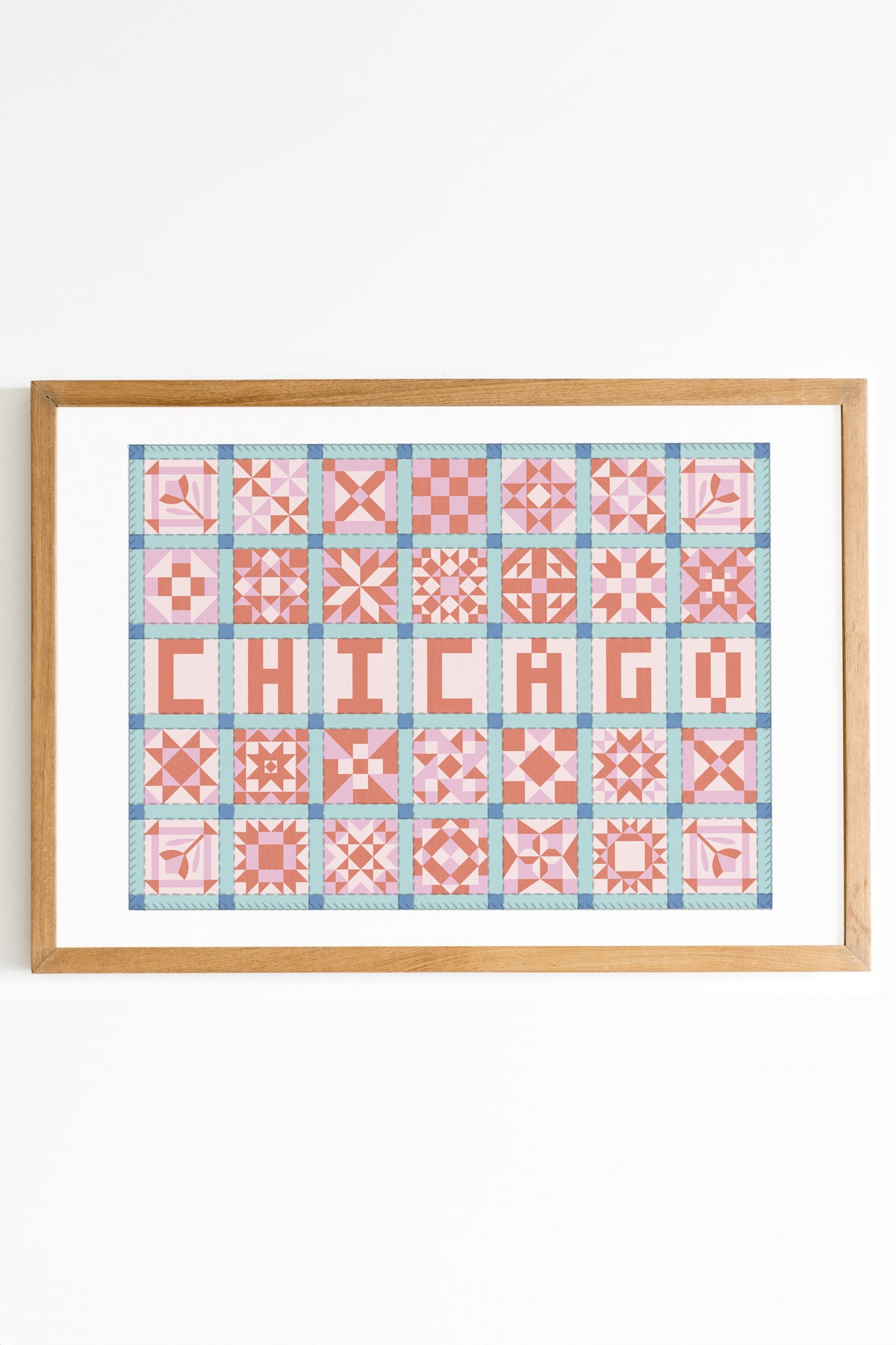 Affiche 'Patchwork' - Villes
