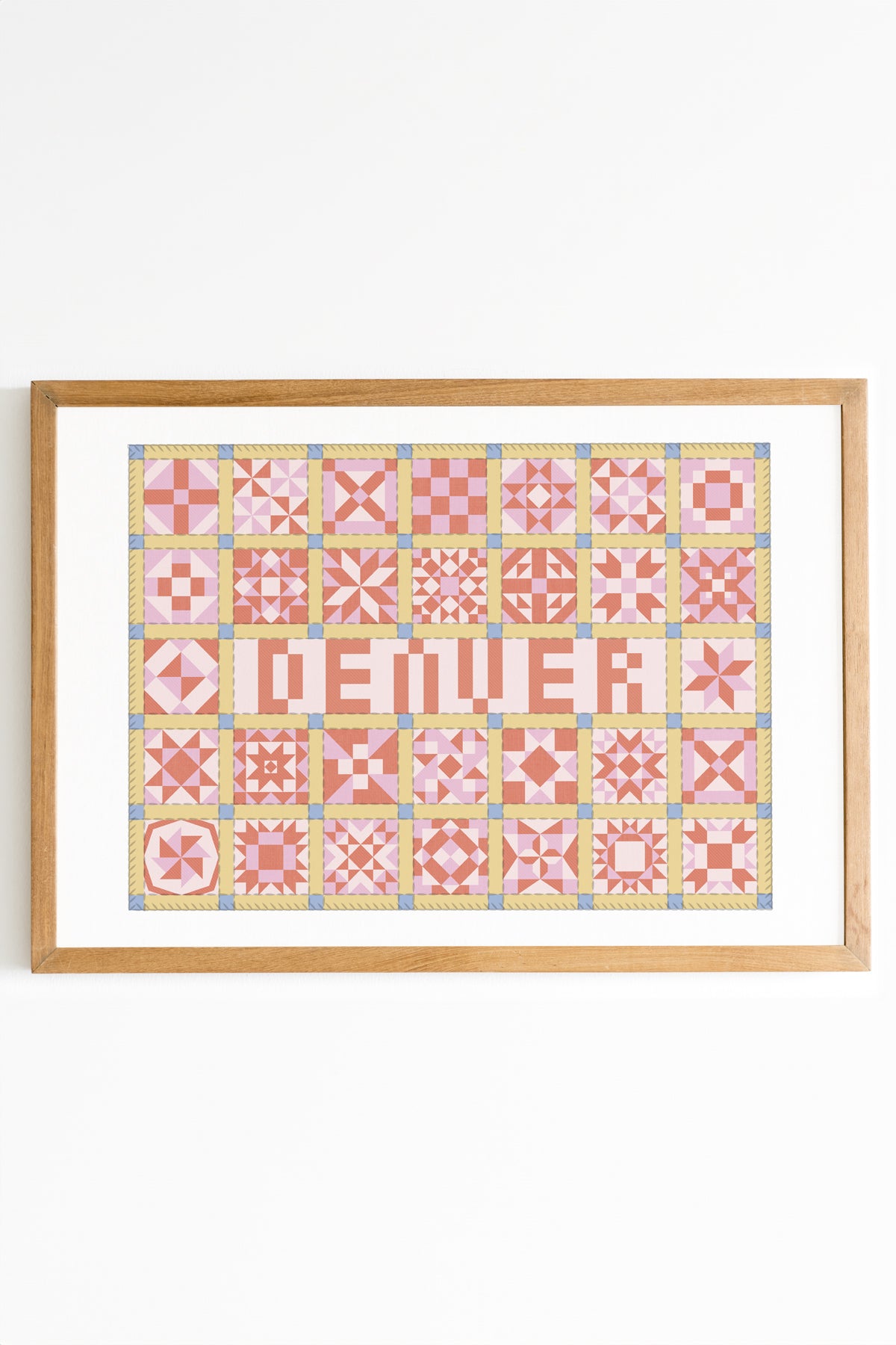 Affiche 'Patchwork' - Villes