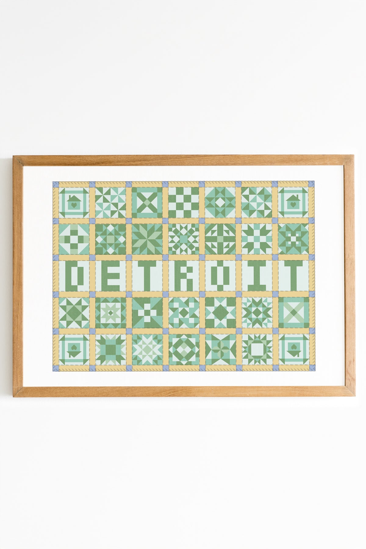 Affiche 'Patchwork' - Villes
