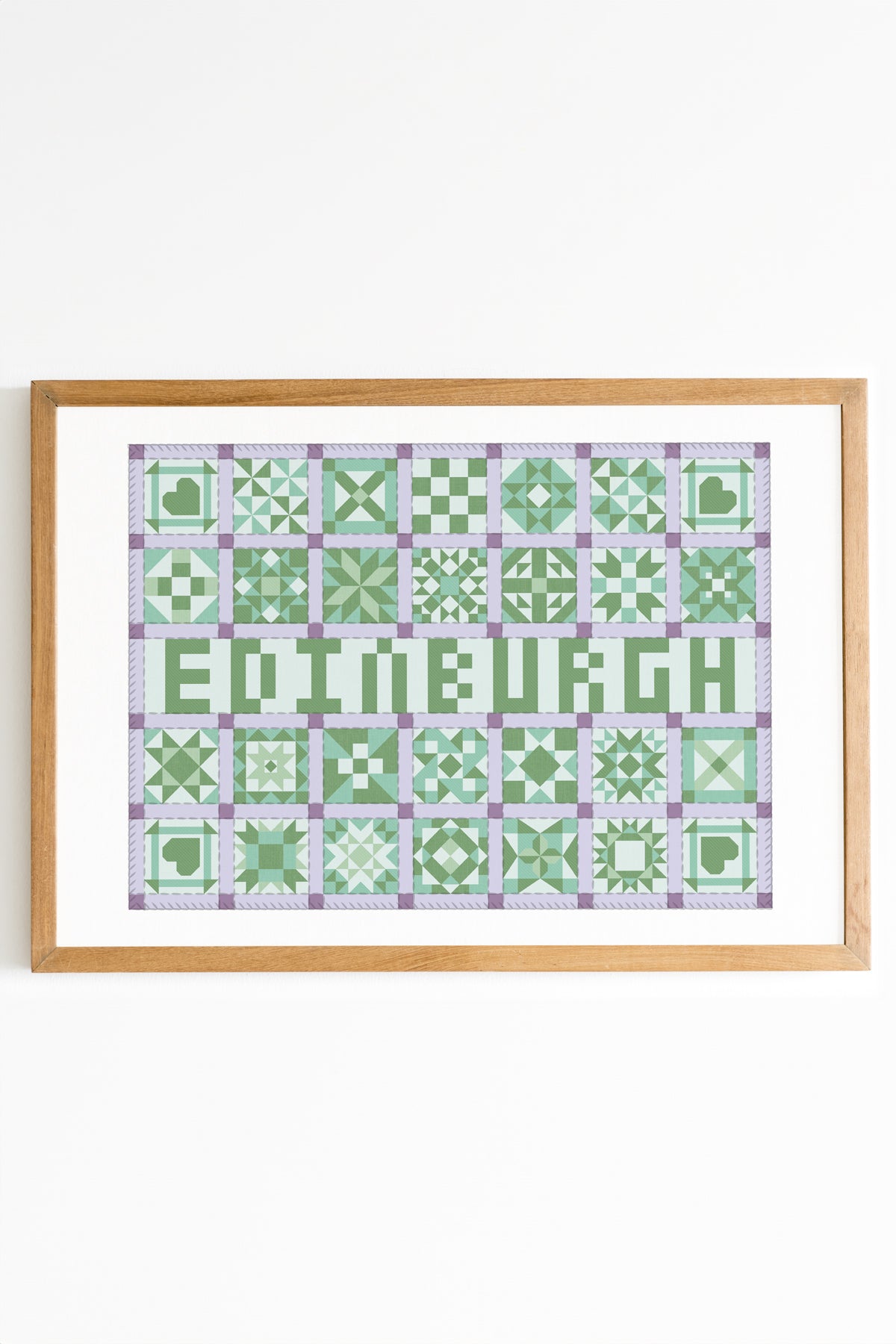 Affiche 'Patchwork' - Villes