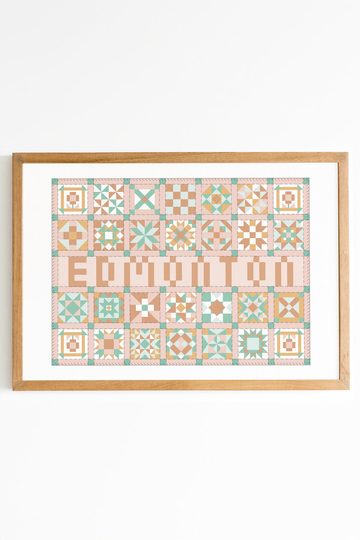 Affiche 'Patchwork' - Villes