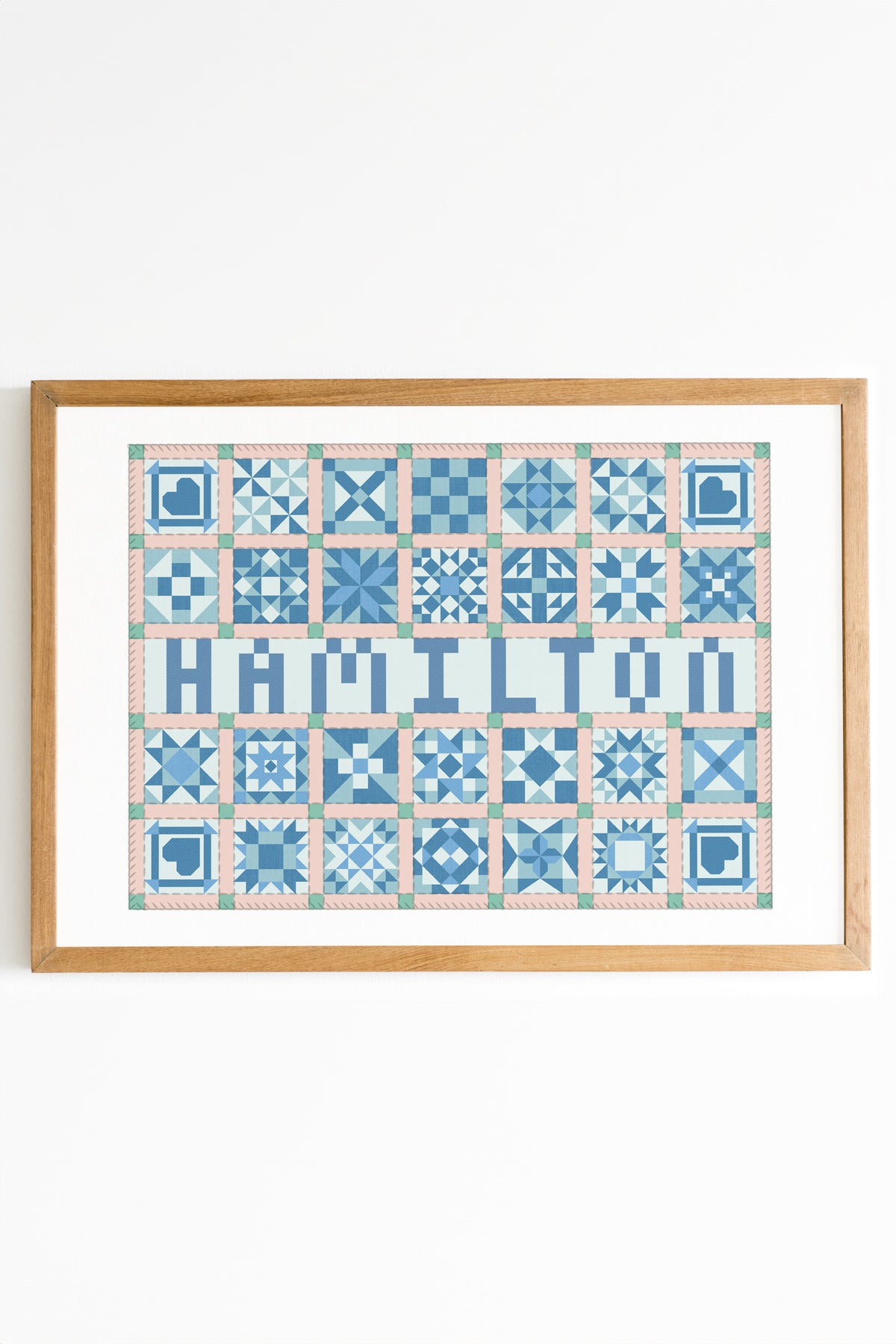 Affiche 'Patchwork' - Villes