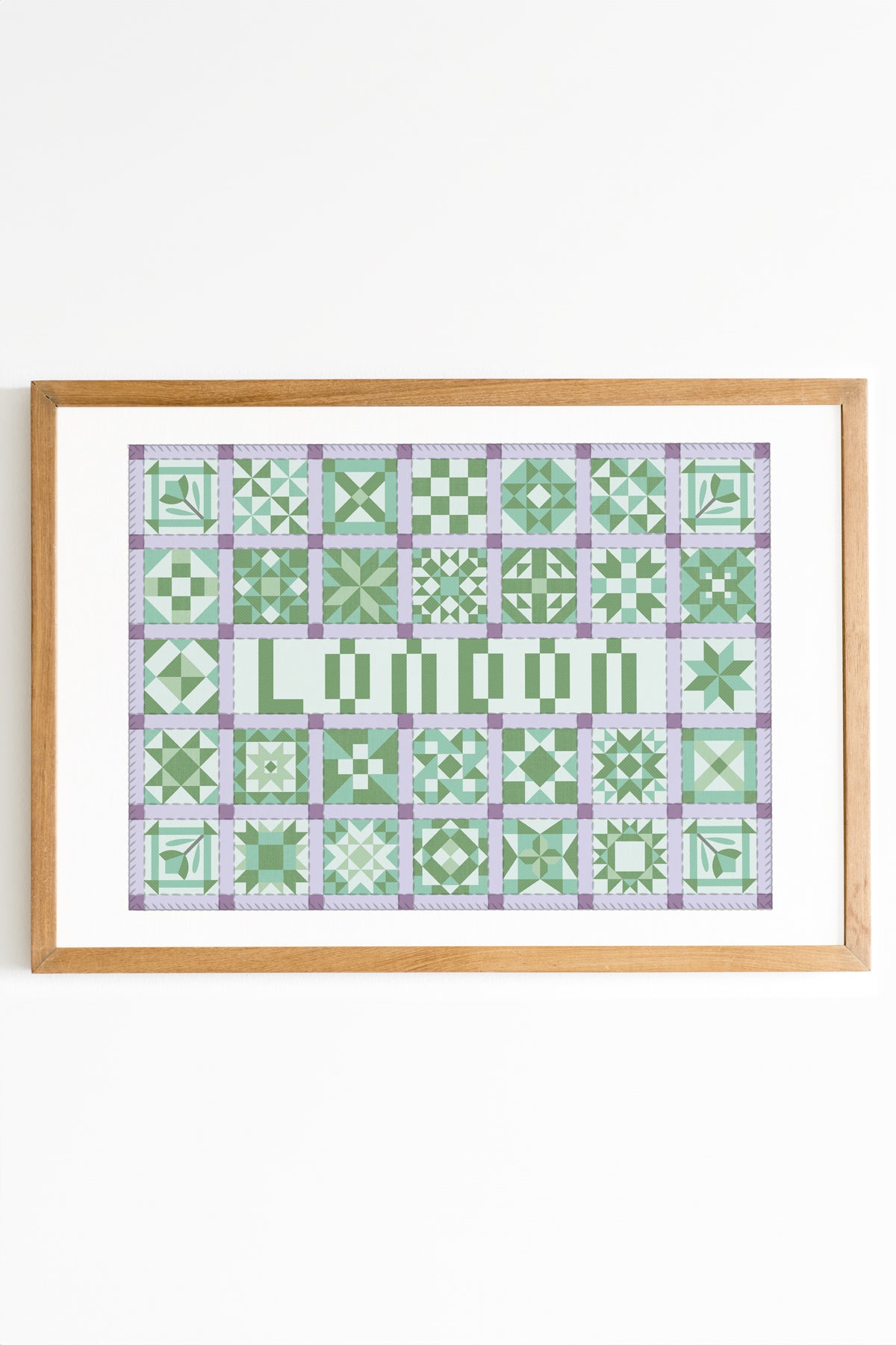 Affiche 'Patchwork' - Villes