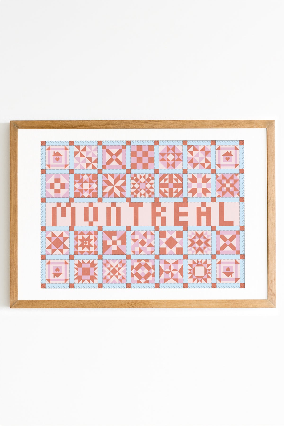 Affiche 'Patchwork' - Villes