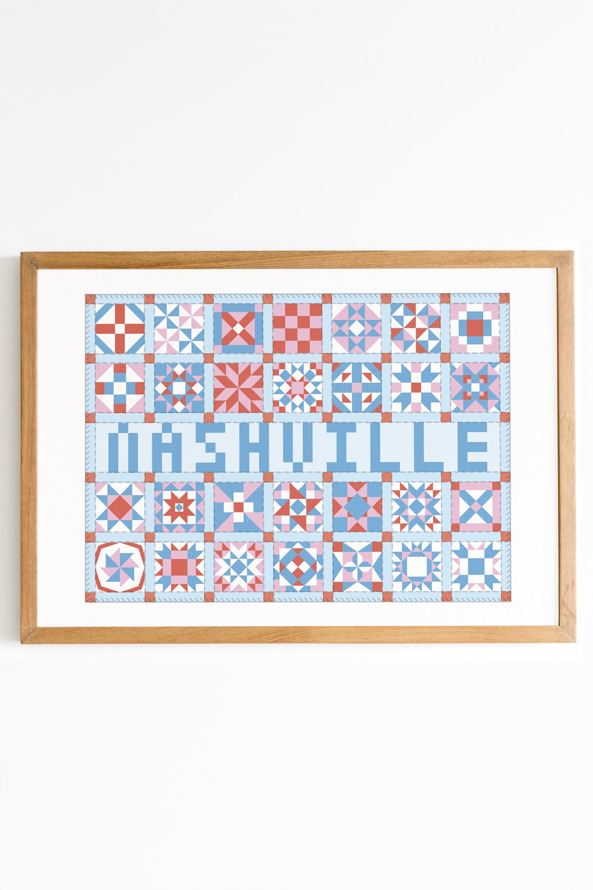 Affiche 'Patchwork' - Villes