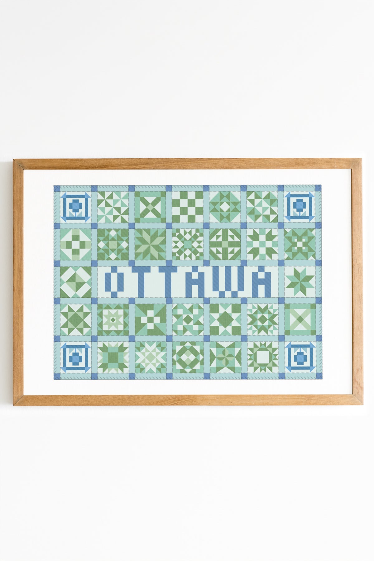 Affiche 'Patchwork' - Villes