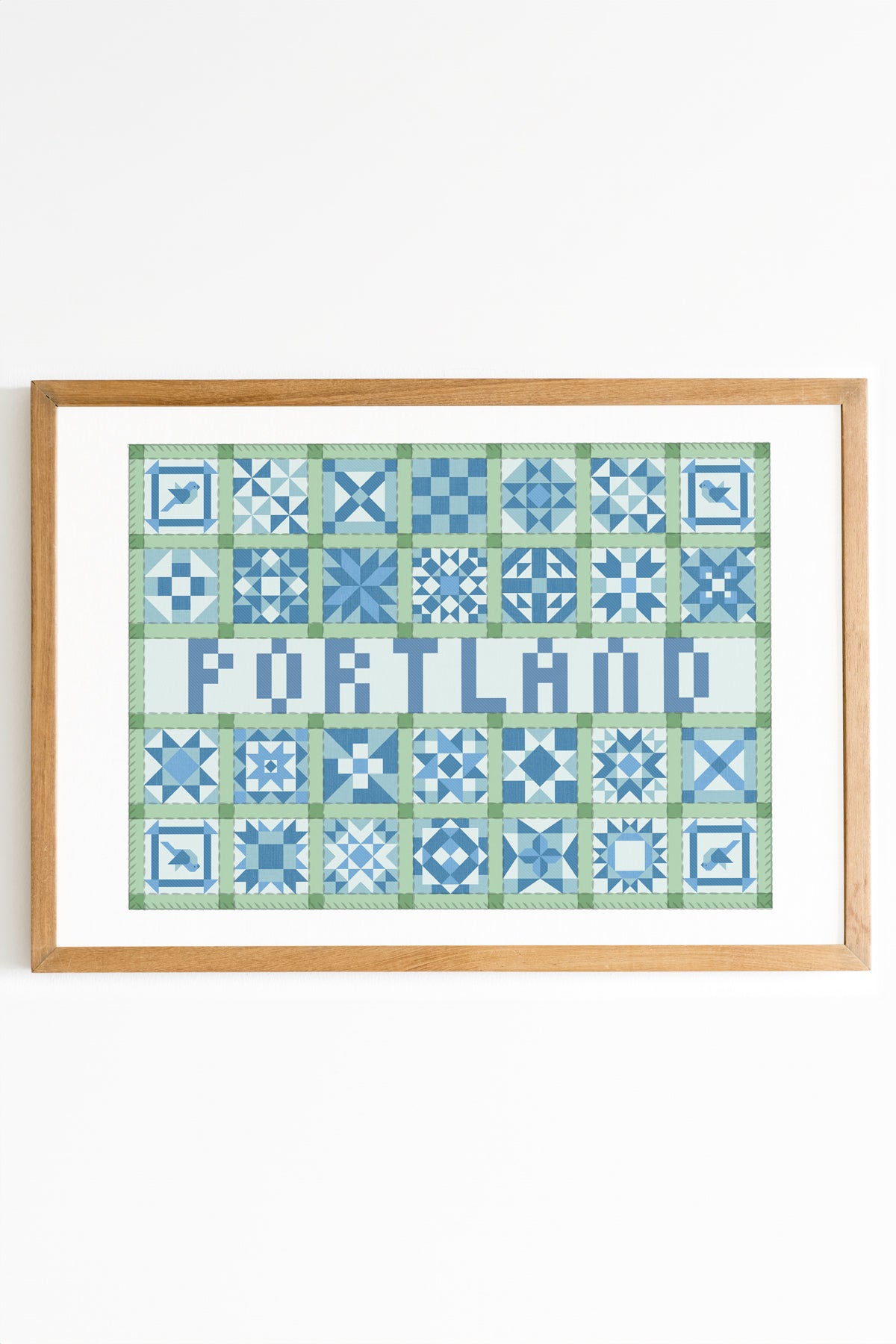 Affiche 'Patchwork' - Villes