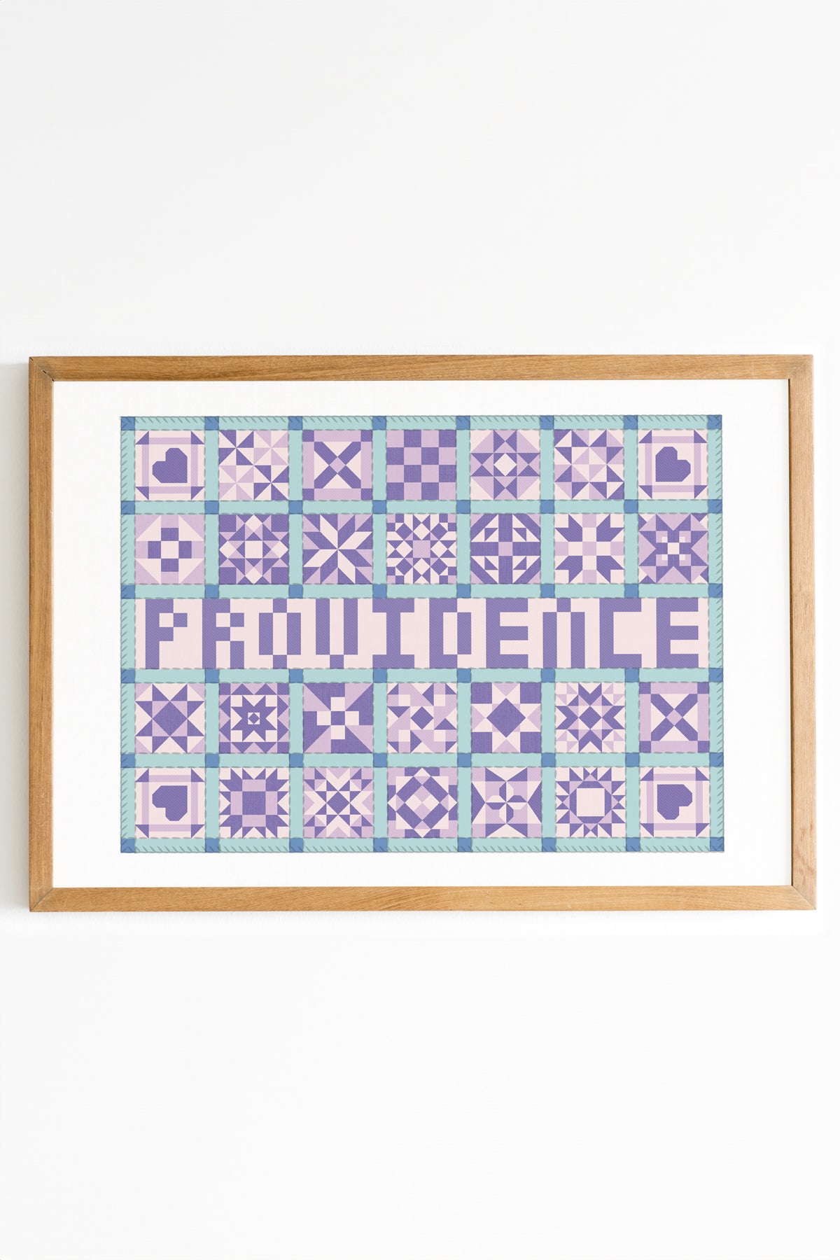 Affiche 'Patchwork' - Villes