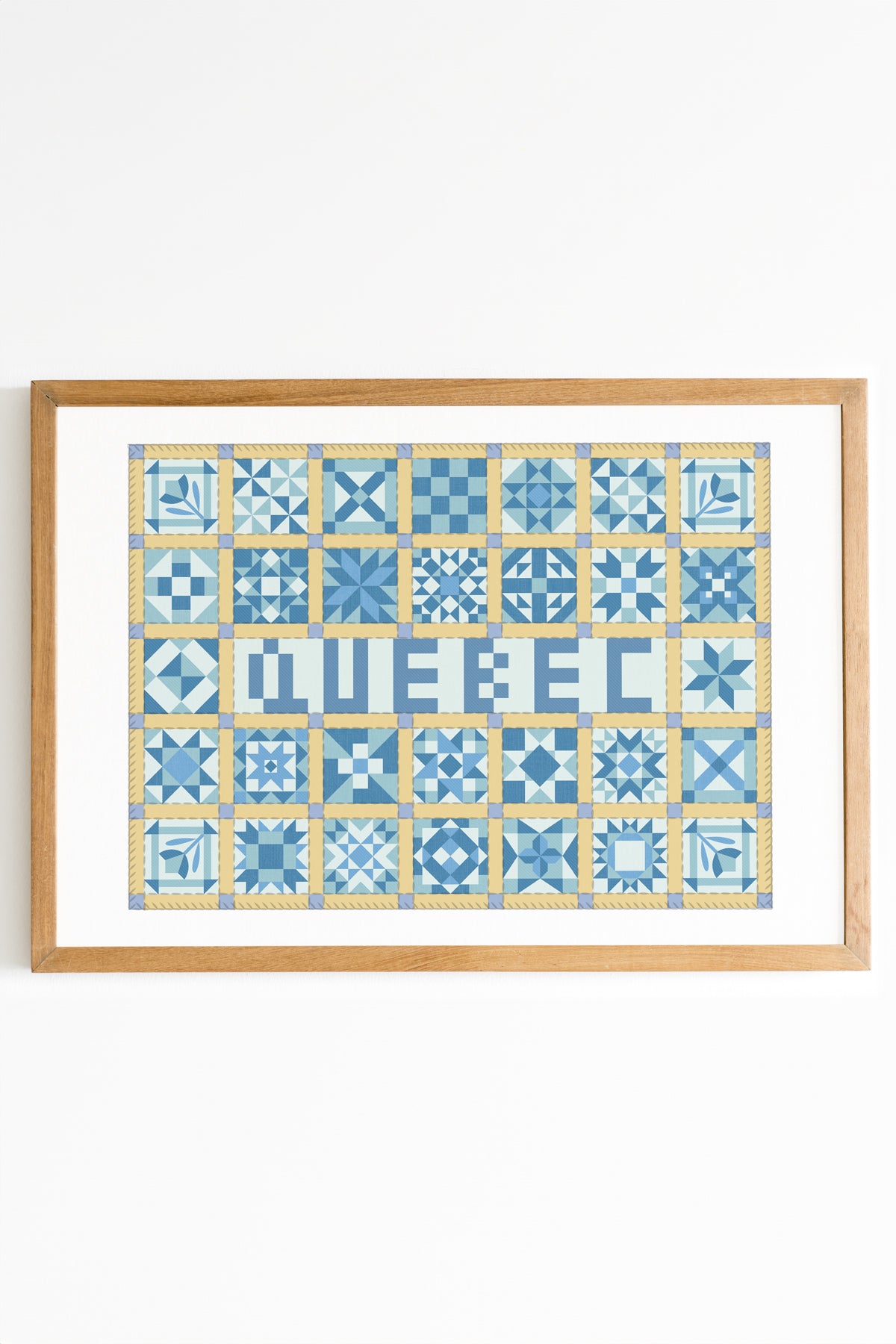 Affiche 'Patchwork' - Villes