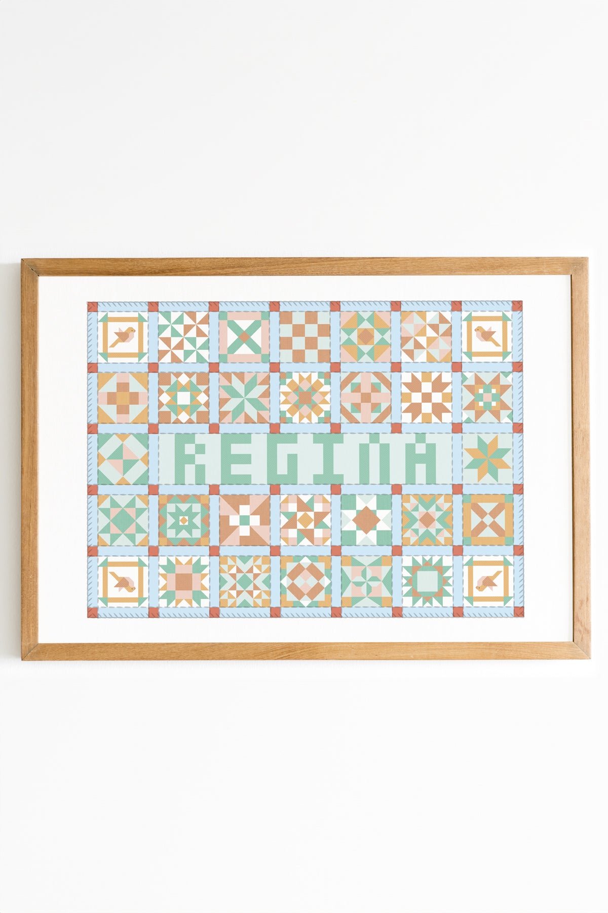Affiche 'Patchwork' - Villes