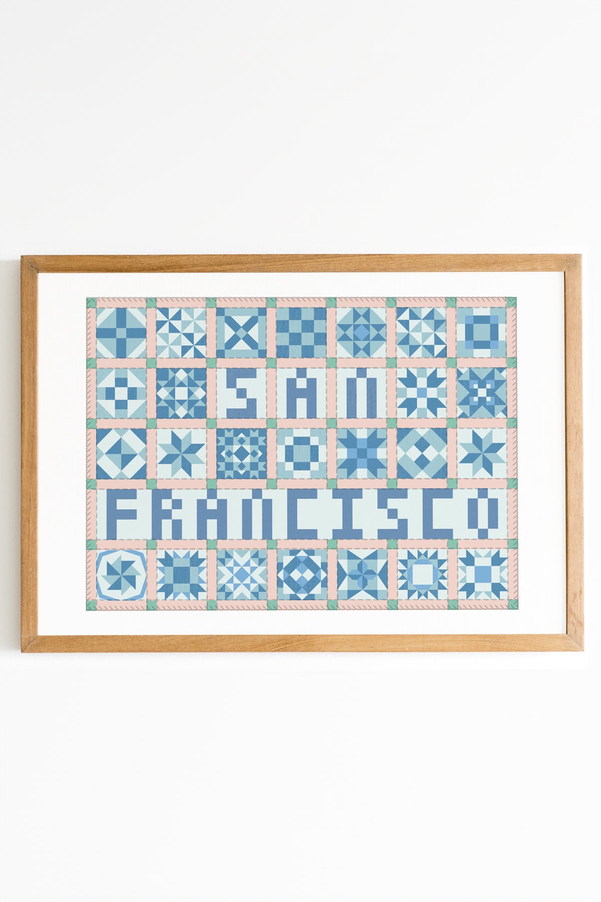 Affiche 'Patchwork' - Villes