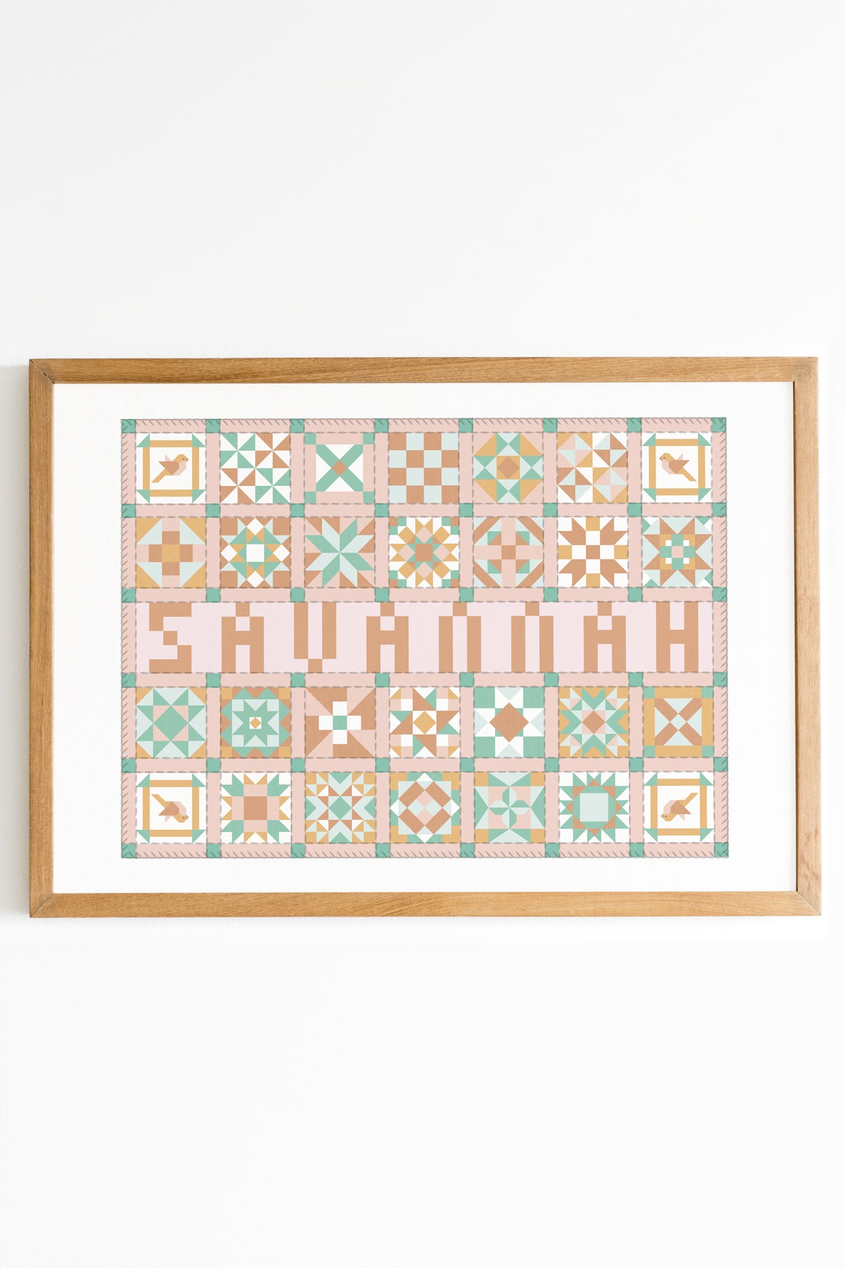 Affiche 'Patchwork' - Villes