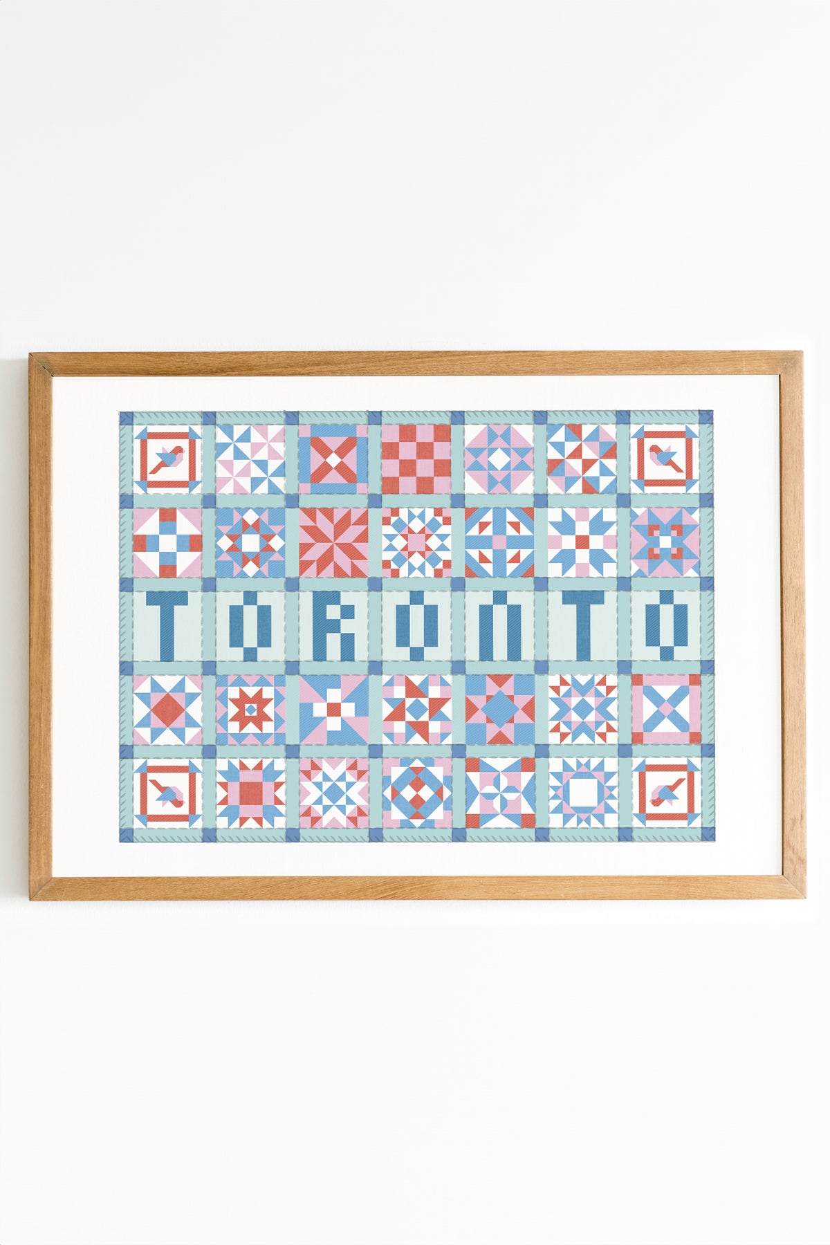 Affiche 'Patchwork' - Villes