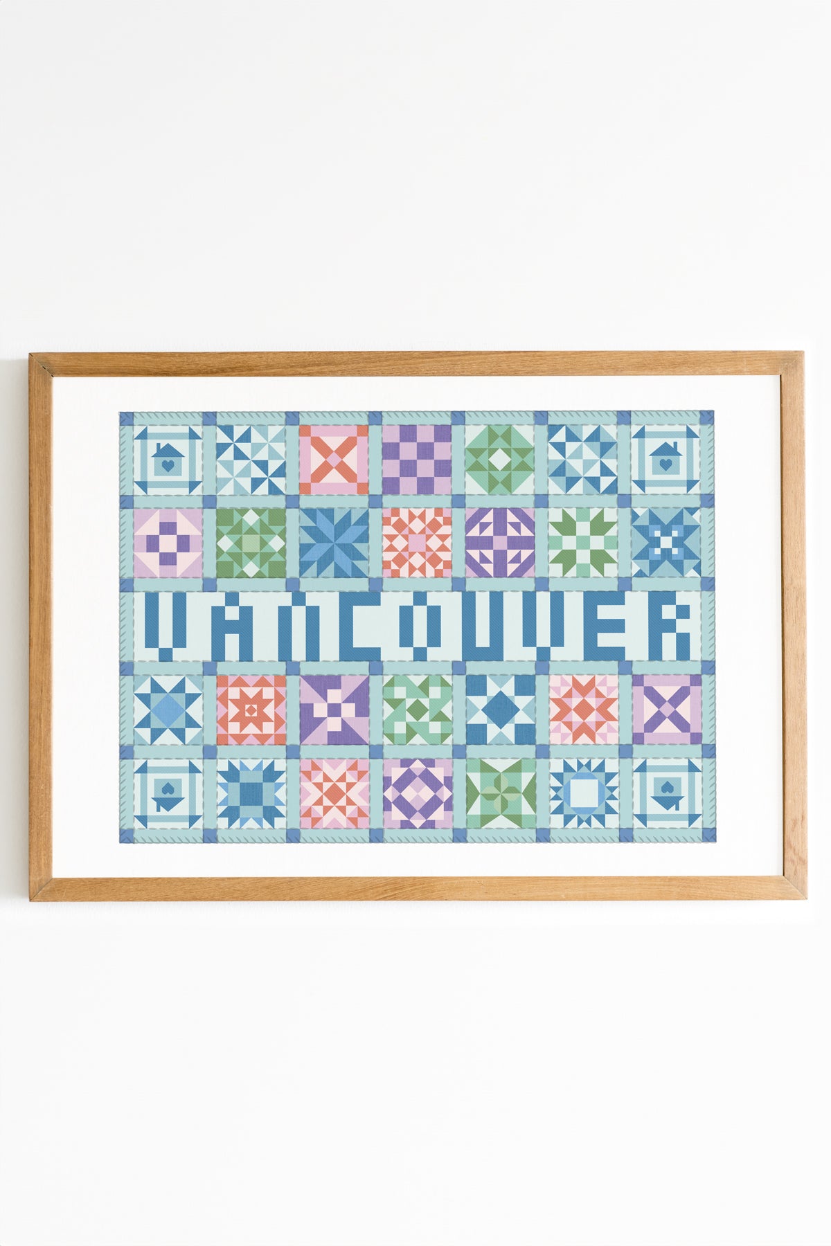 Affiche 'Patchwork' - Villes