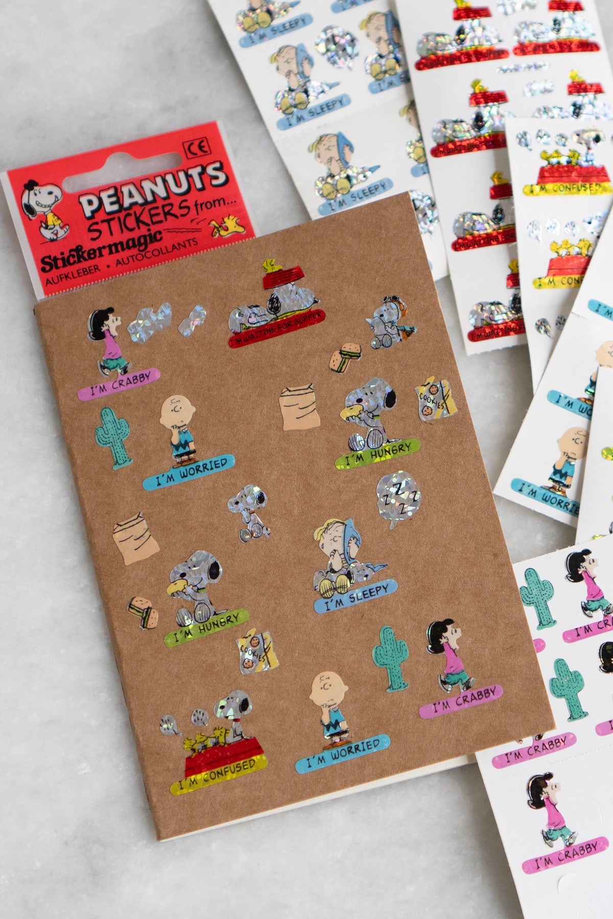 Nostalgic Sticker & Notebook Bundle - Peanuts – Stay Home Club