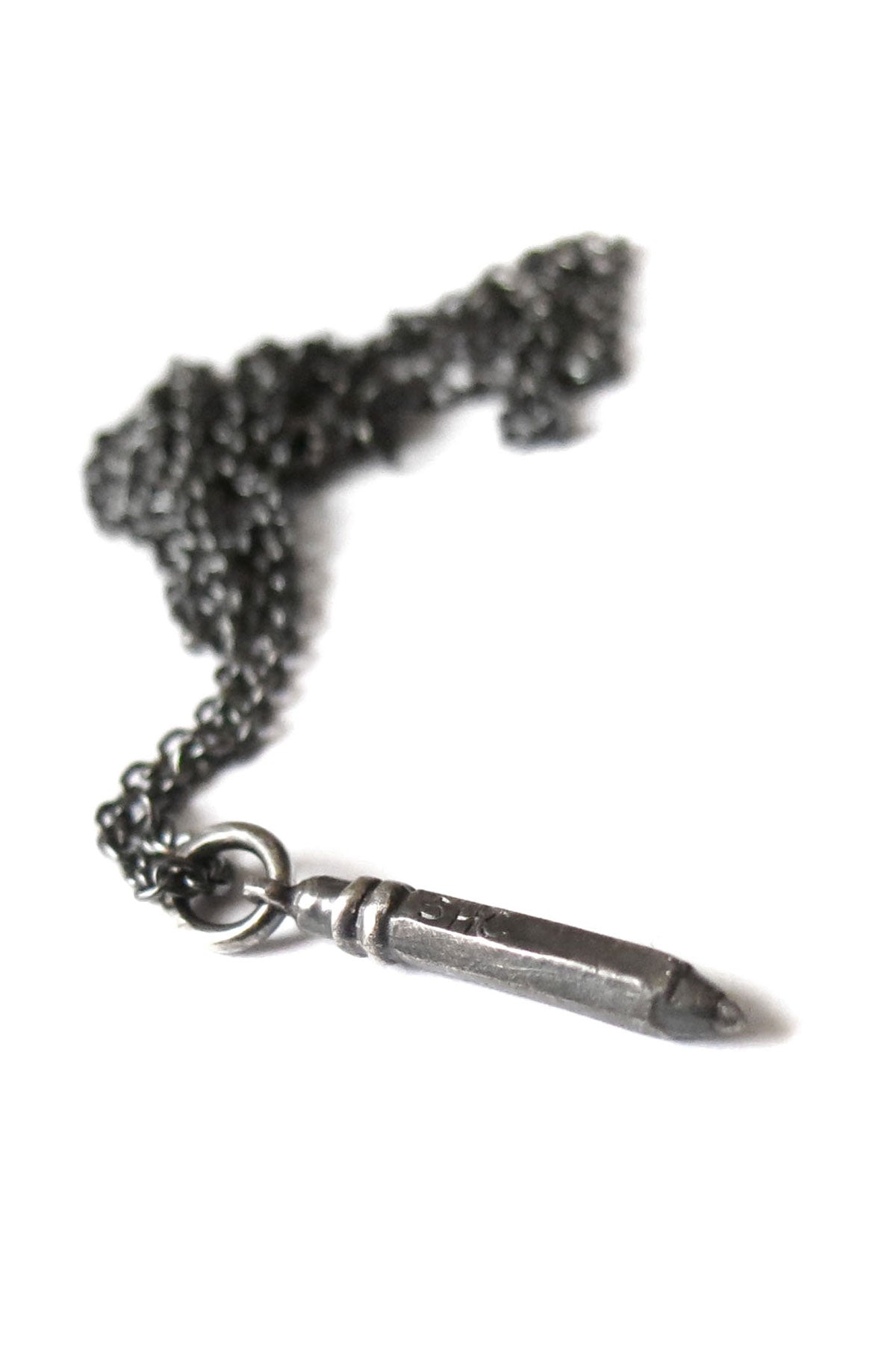 Silver Pencil Necklace