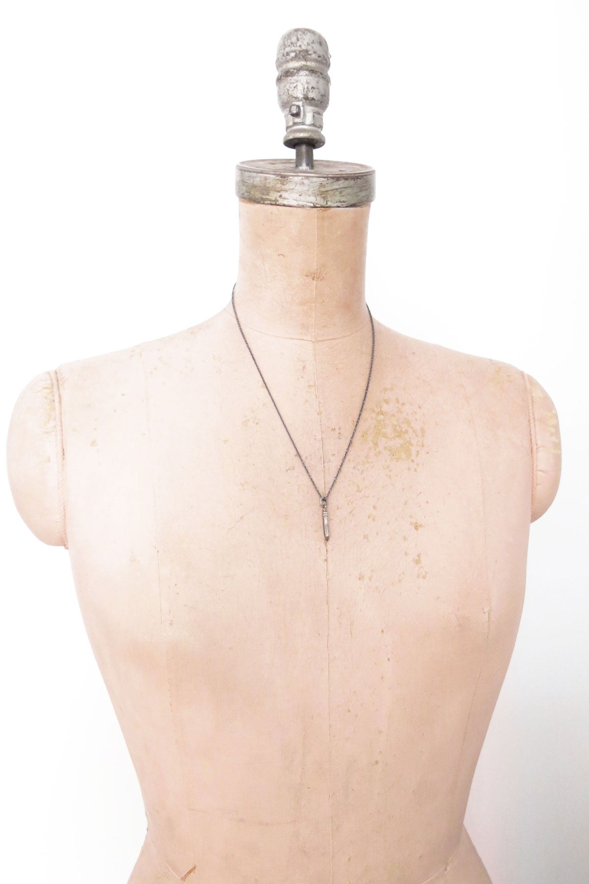 Silver Pencil Necklace