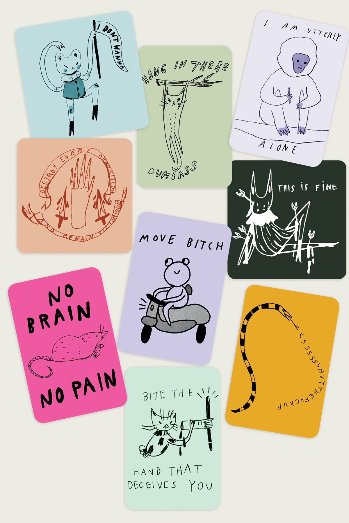 Paquet d'Autocollants: Permascowl