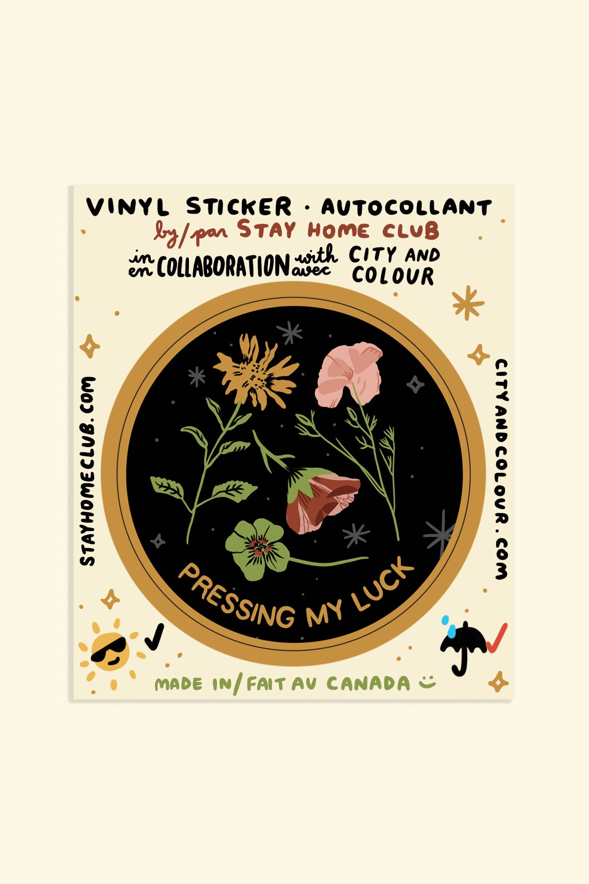 Pressing my Luck Vinyl Sticker