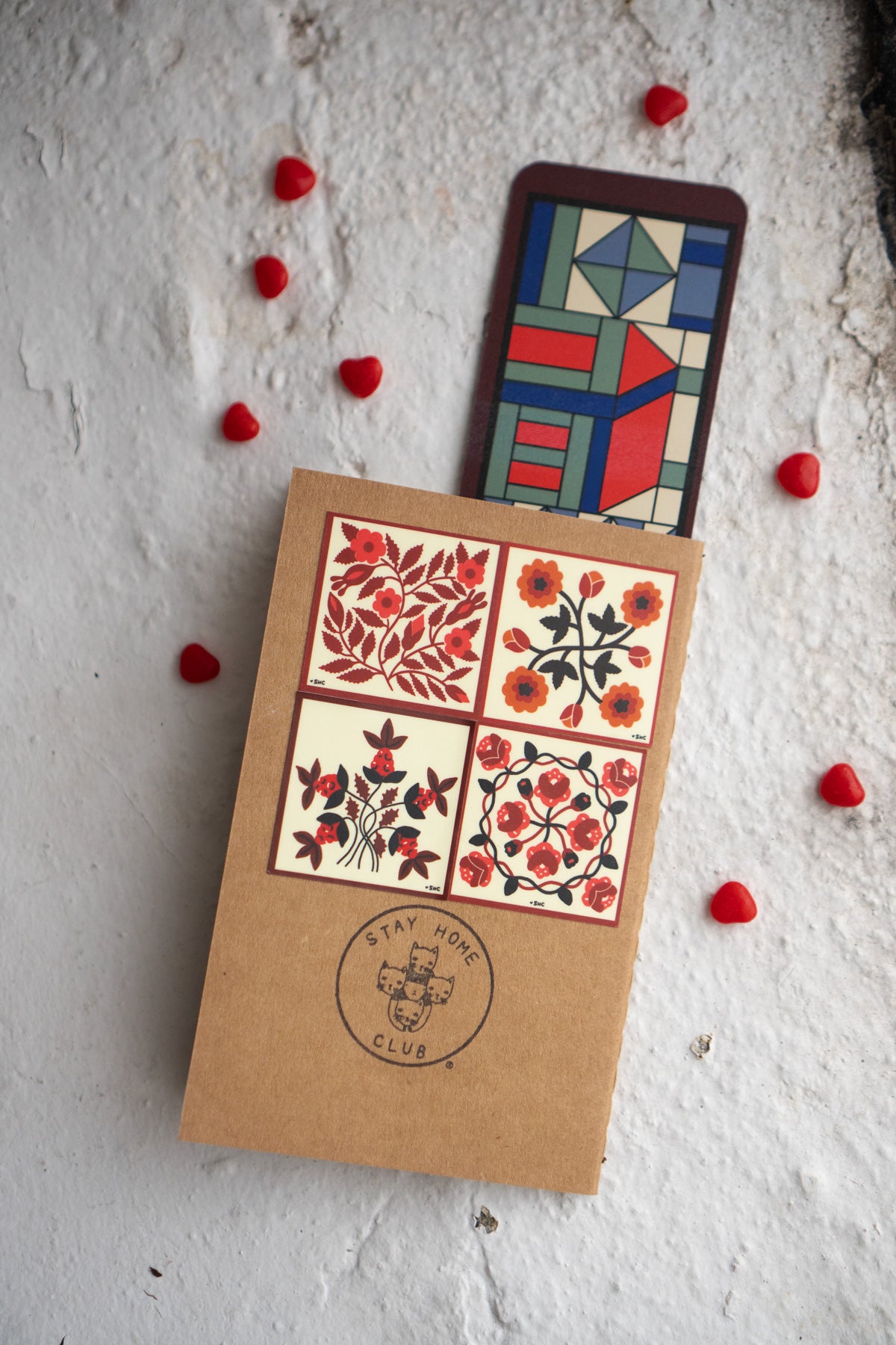 Paquet de Petits Autocollants 'Quilt Block'