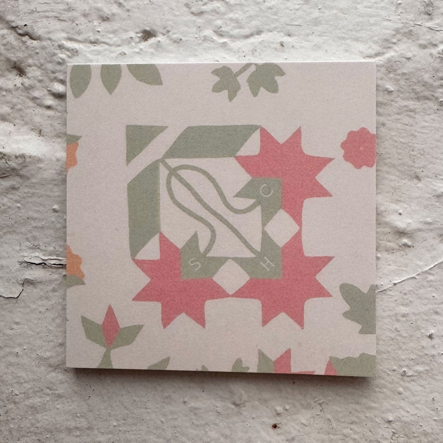 BLACK FRIDAY: Quilt Block Notepad