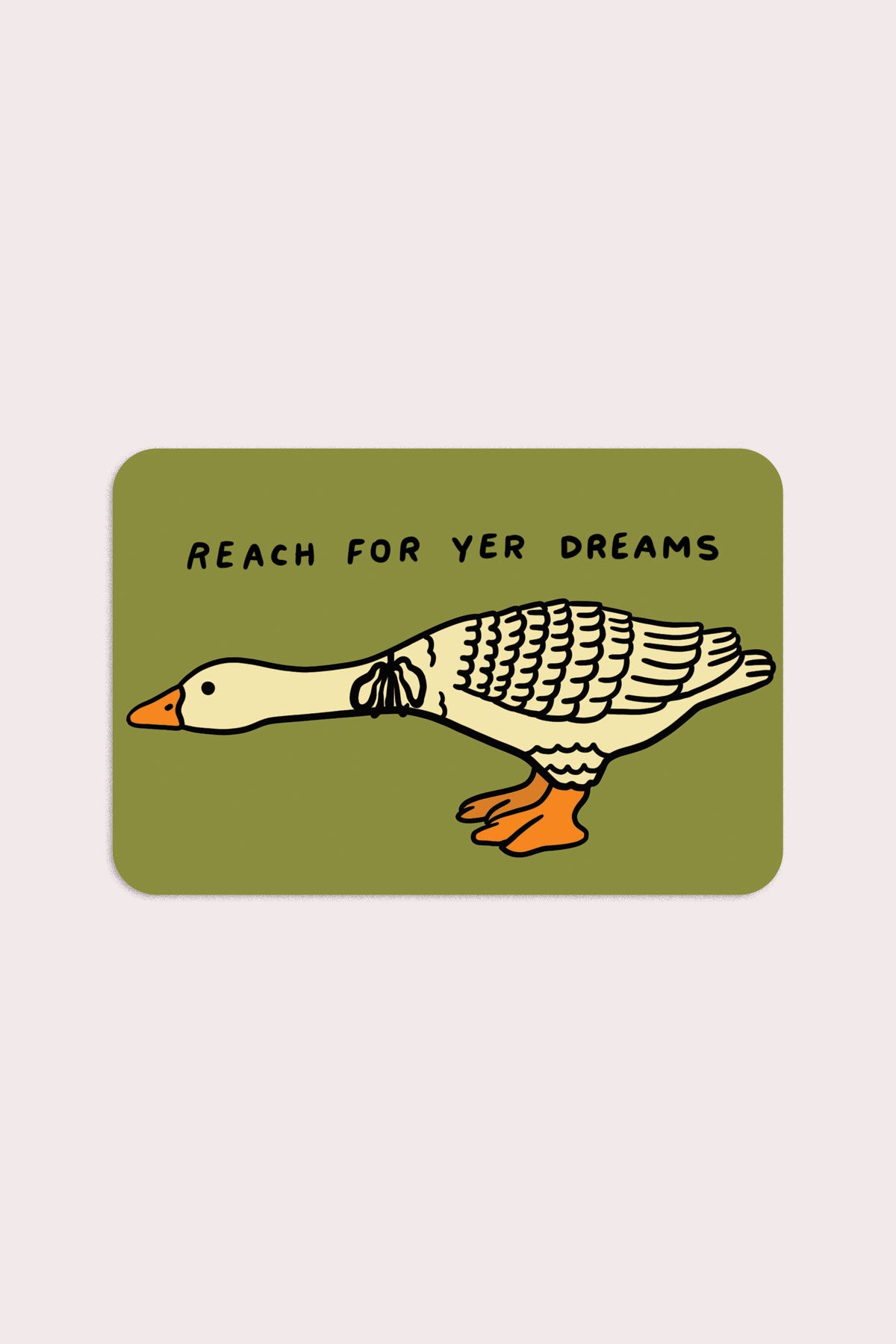 Autocollant Vinyle 'Reach For Yer Dreams'