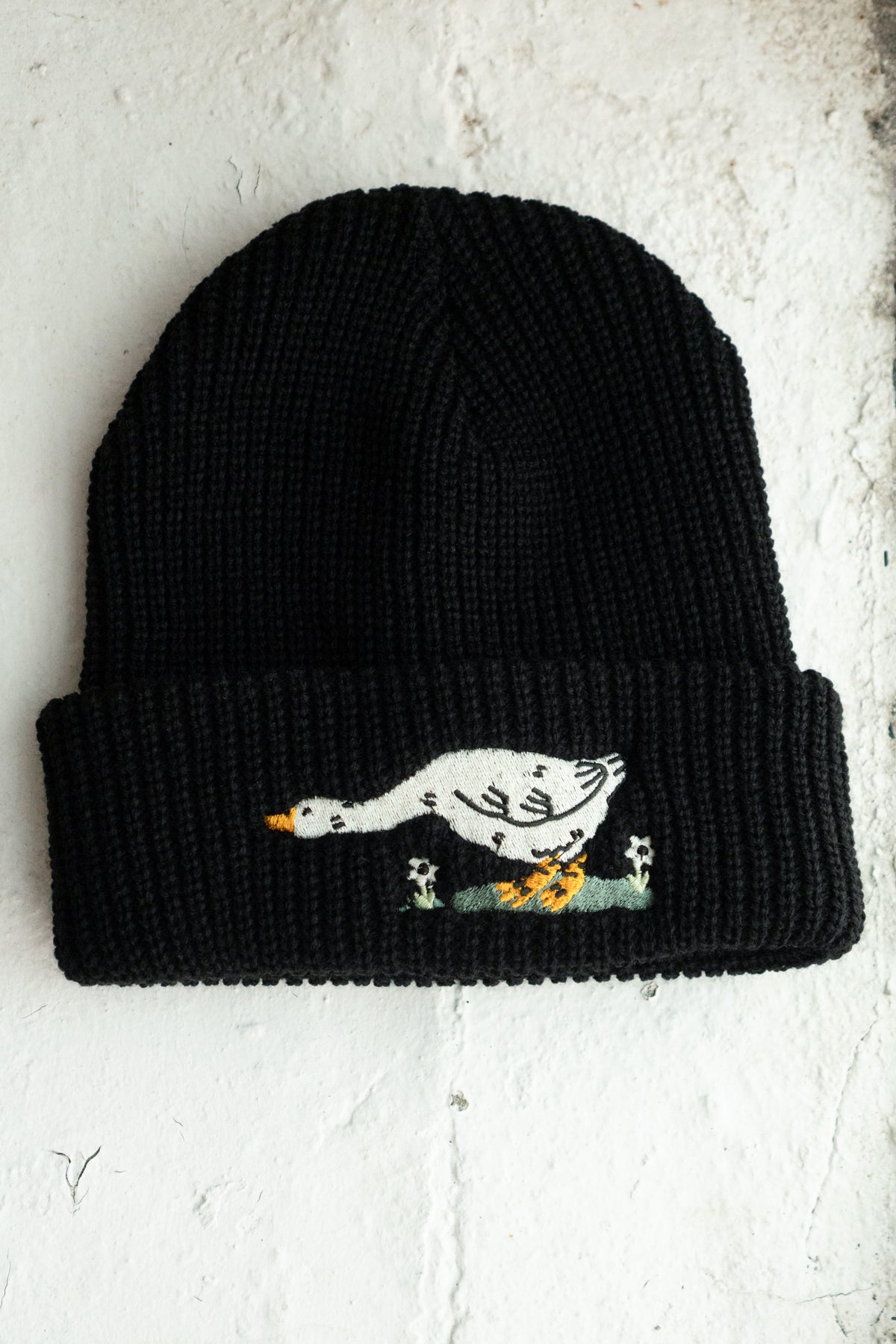 Tuque en tricot shaker 'Reaching' | Noir