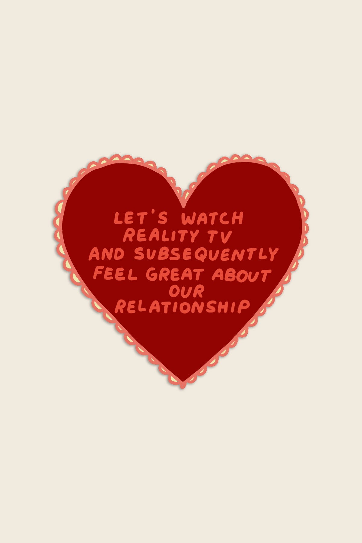 Autocollant 'Reality TV'