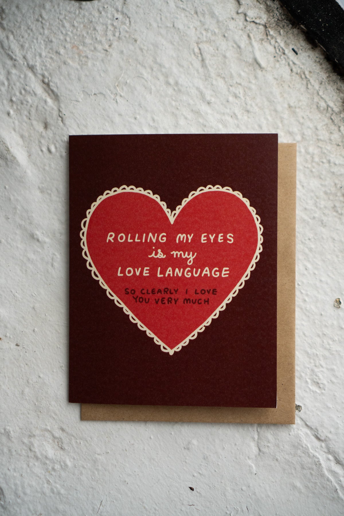 Carte de Voeux 'Rolling my Eyes'