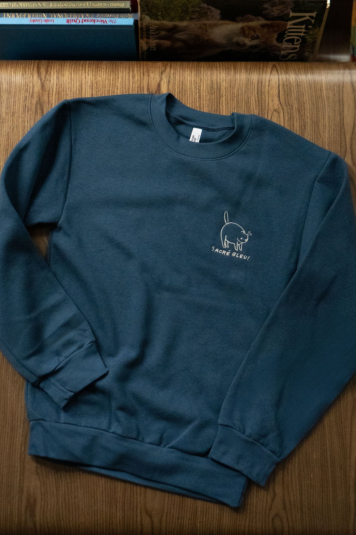 Sacré Bleu - Embroidered Sweatshirt