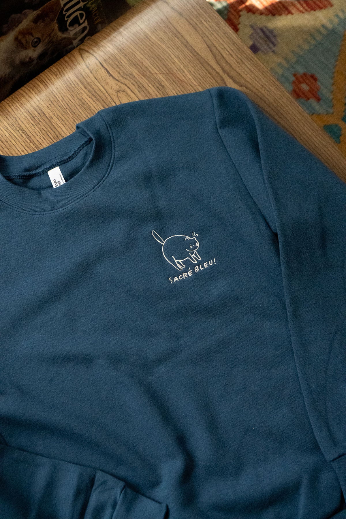 Sacré Bleu - Embroidered Sweatshirt