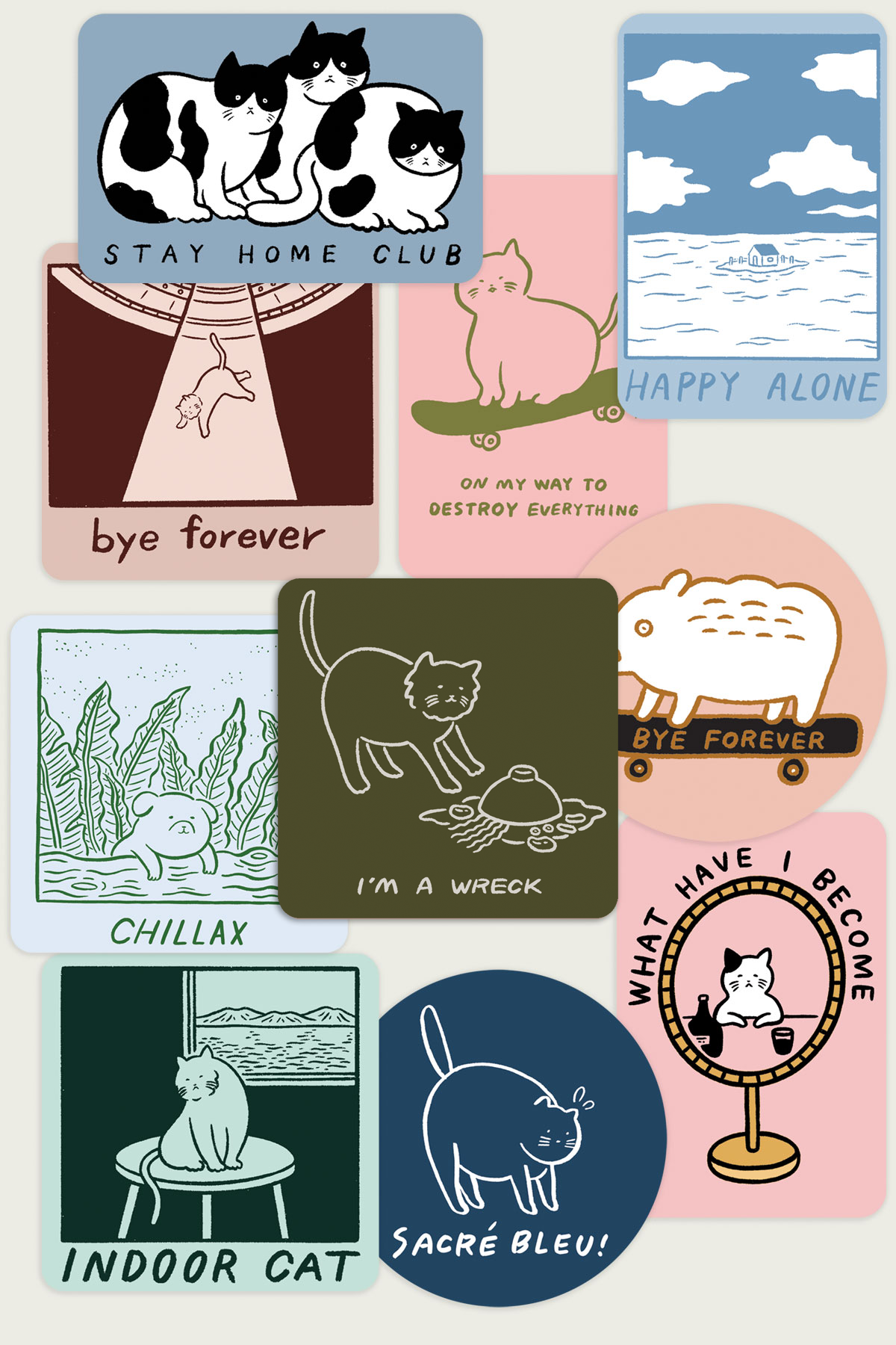 Sticker Bundle: Satoshi Kurosaki