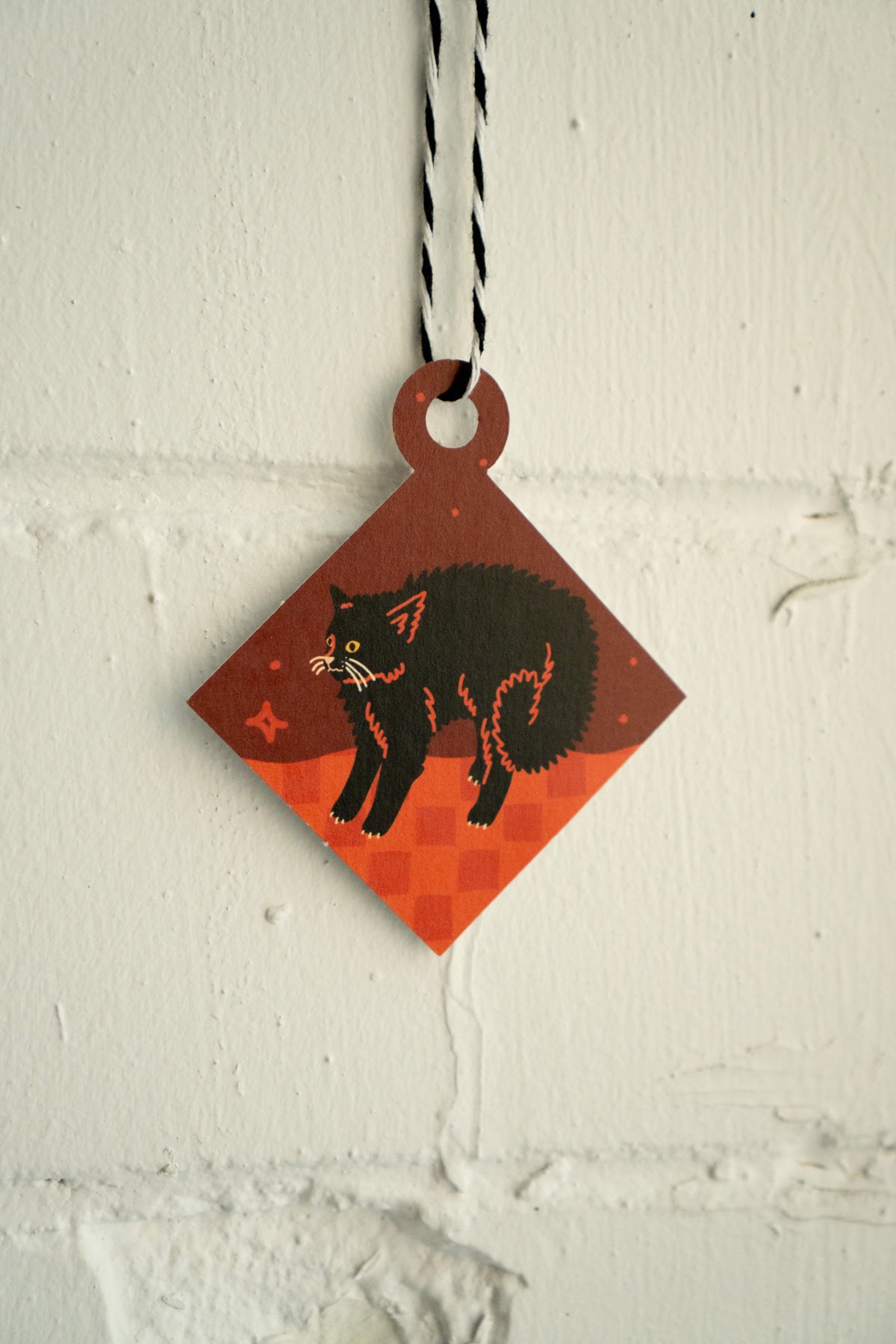 Scaredy Cat Season - Punch-Out Ornament Card
