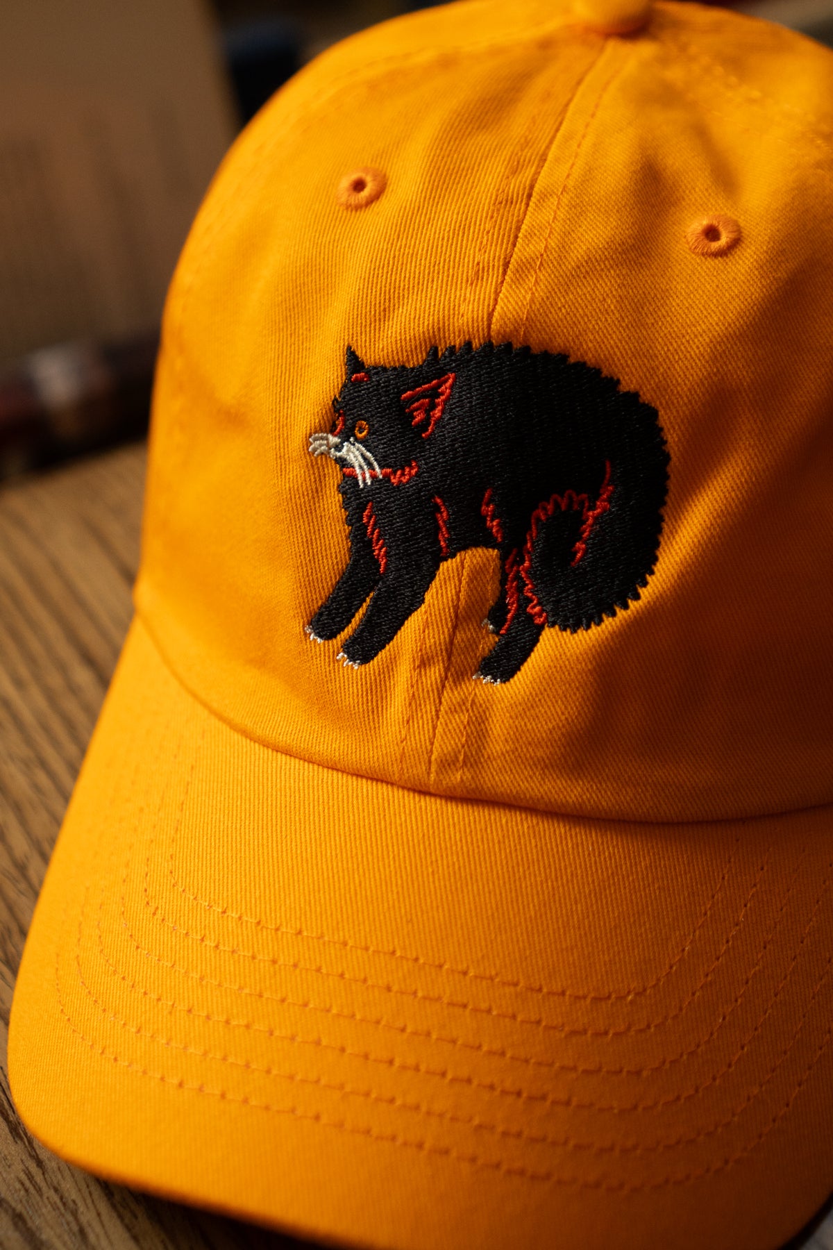 Scaredy Cat Dad Hat | Orange