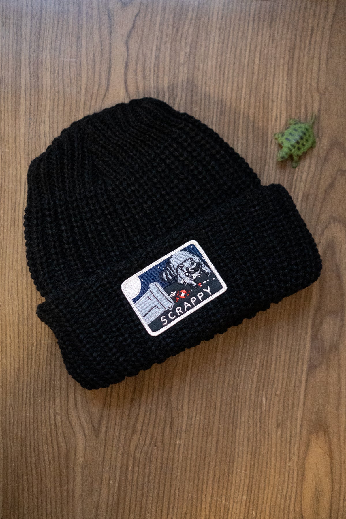 Scrappy Raccoon Chunky Beanie