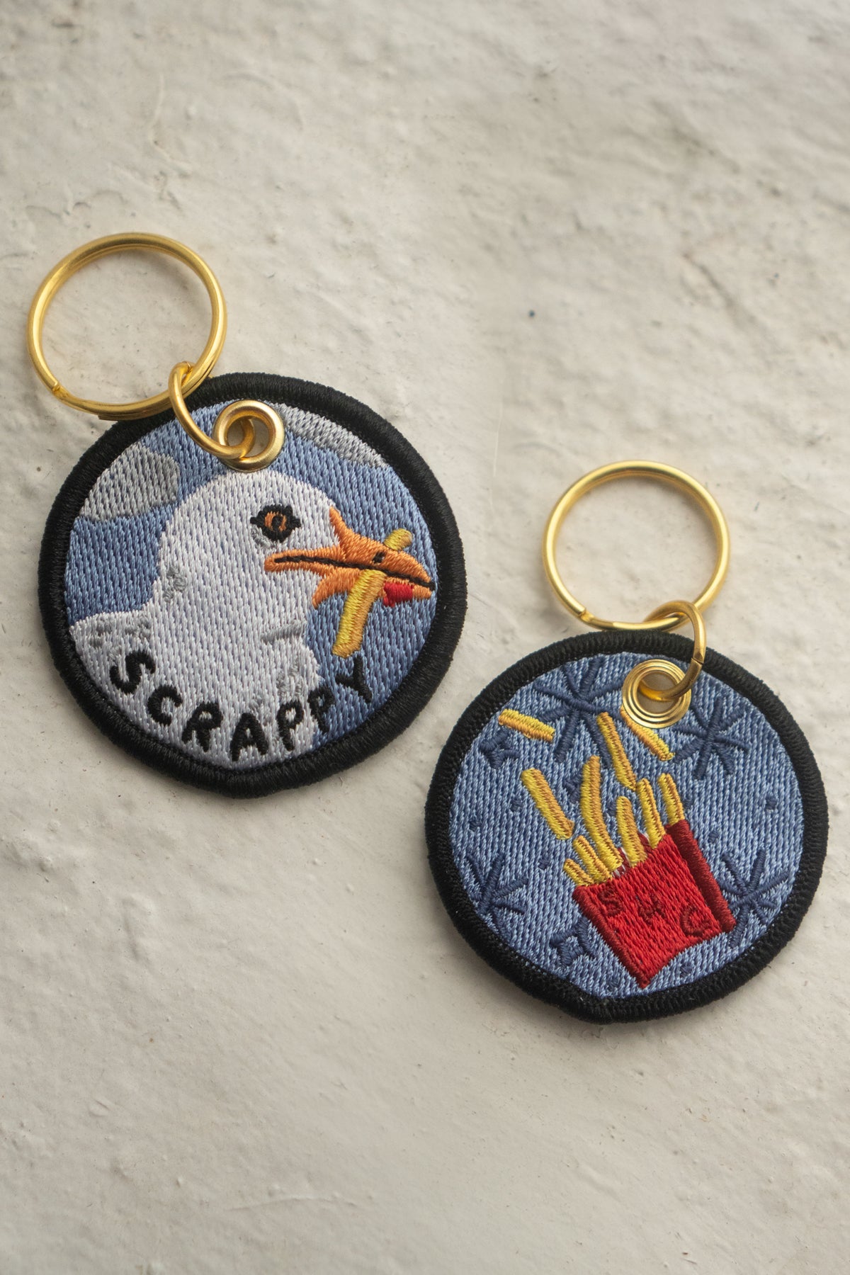 Porte-Clés Brodé  'Scrappy Seagull'