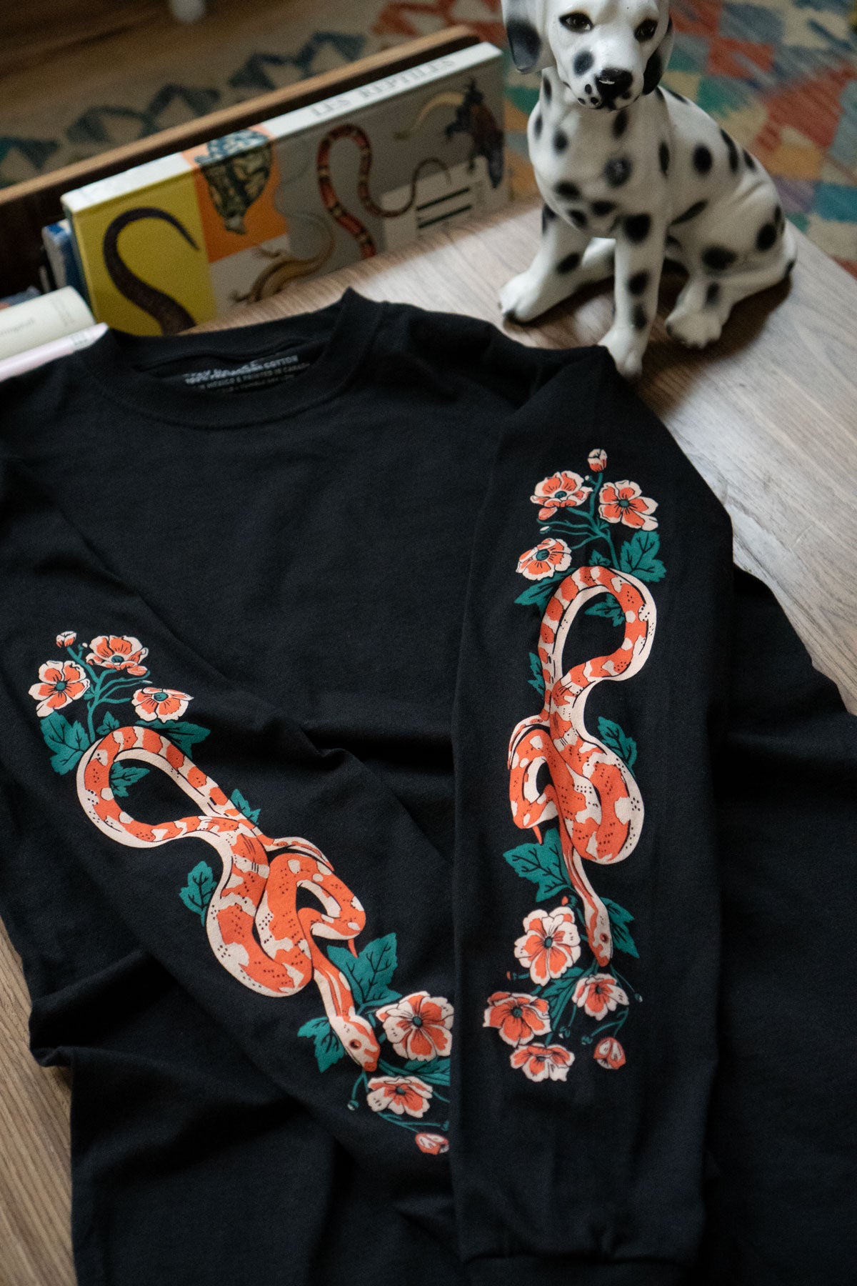 T-shirt à manches longues 'Serpent'