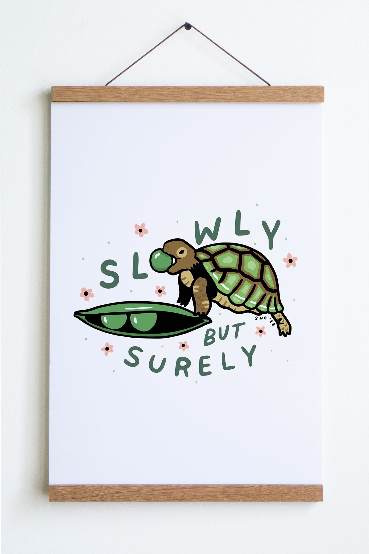 Slowly Turtle Print