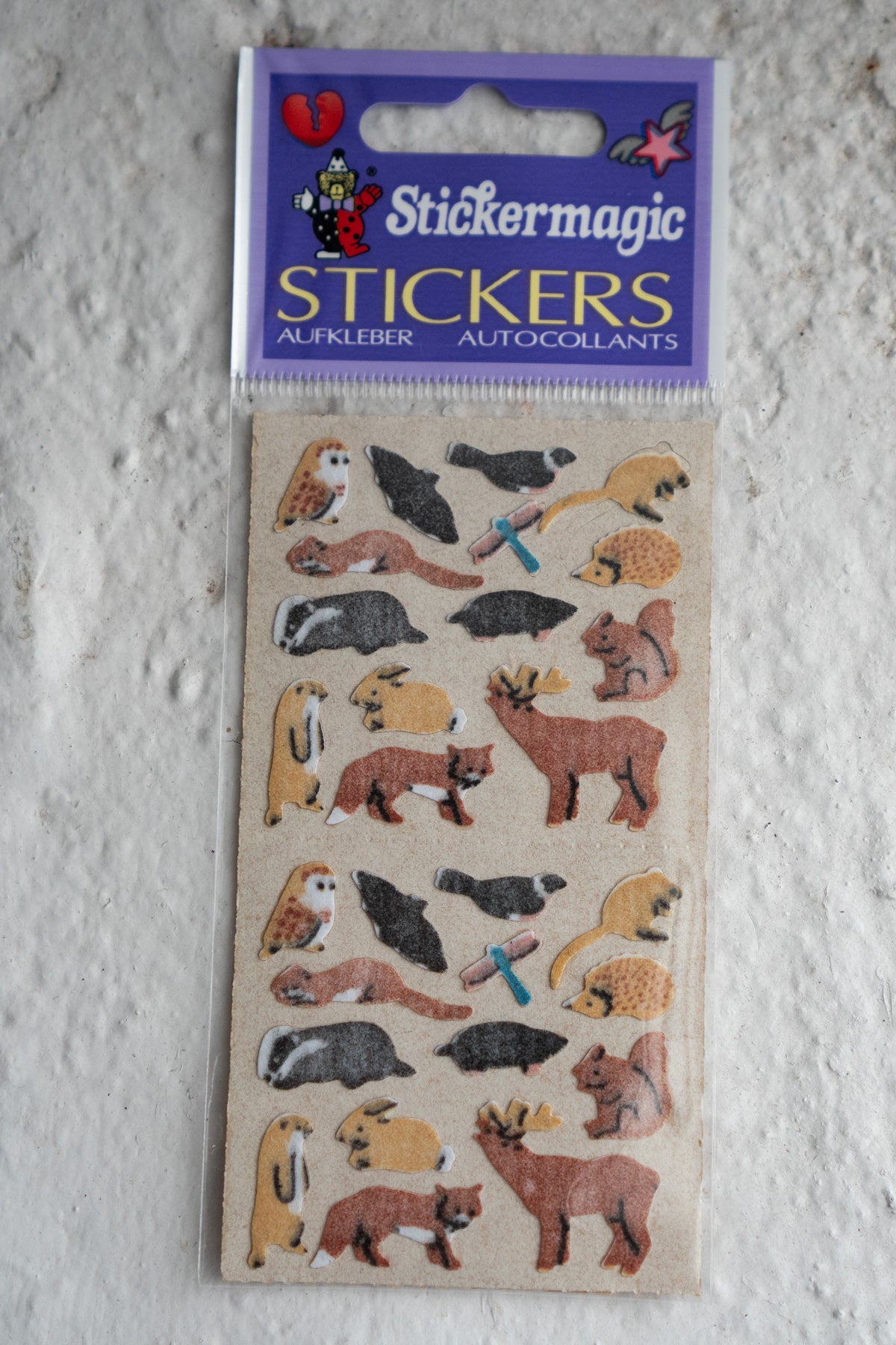 Autocollants Vintage - Animaux Tout Petits