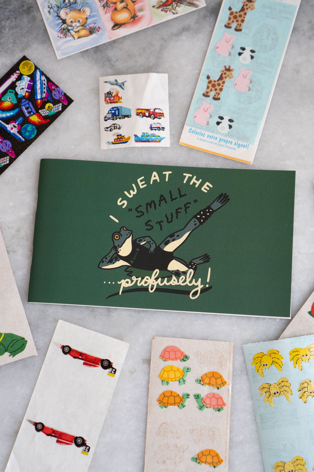 Mini Syuff Sweat the Small Stuff - Pocket Sticker Book – Stay Home Club