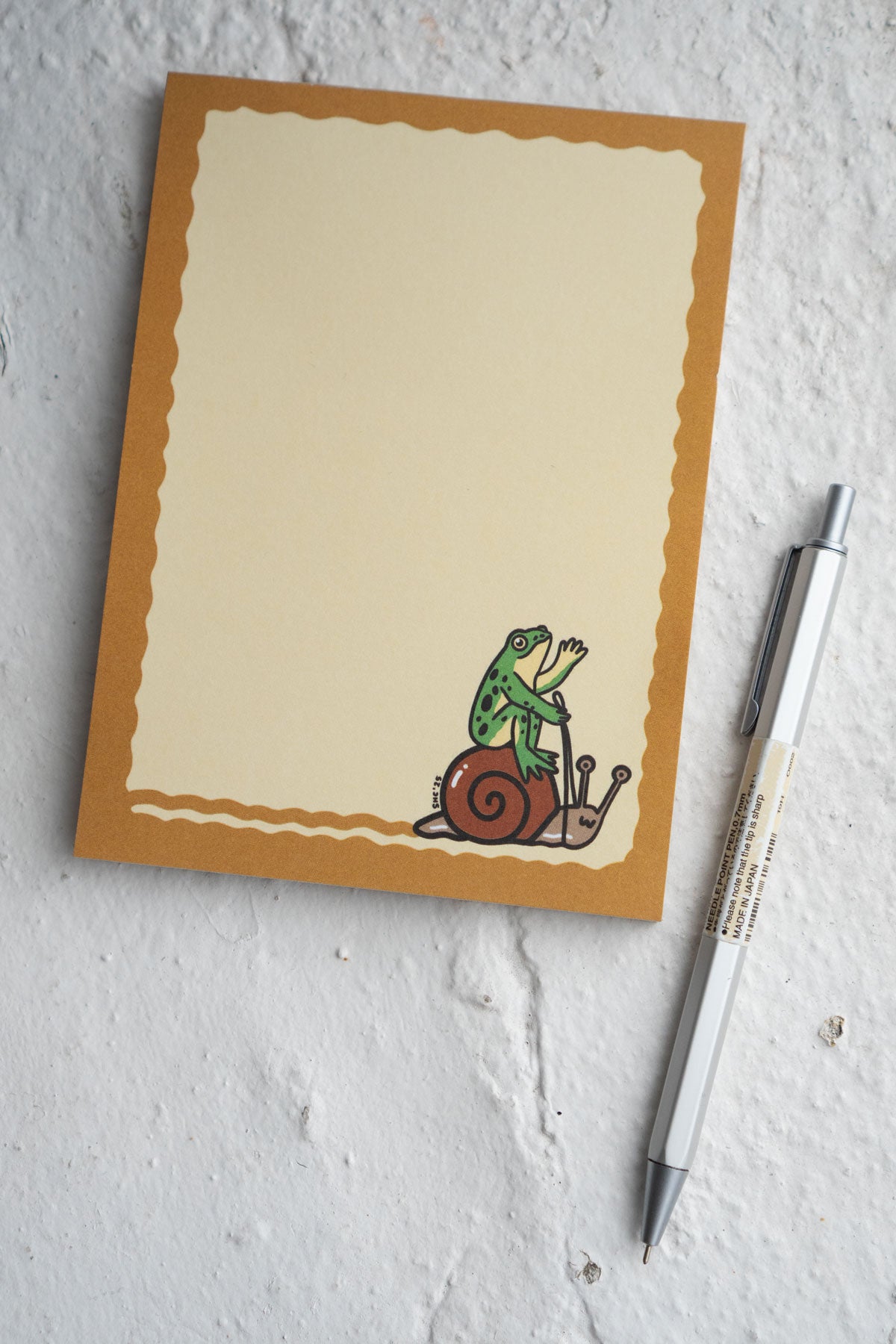 Snail Ride Notepad – Stay Home Club