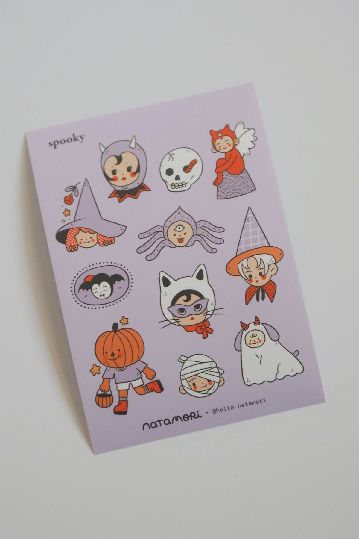 Feuille D'Autocollants 'Spooky'