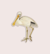 Nature animal sticker featuring spoonbill bird