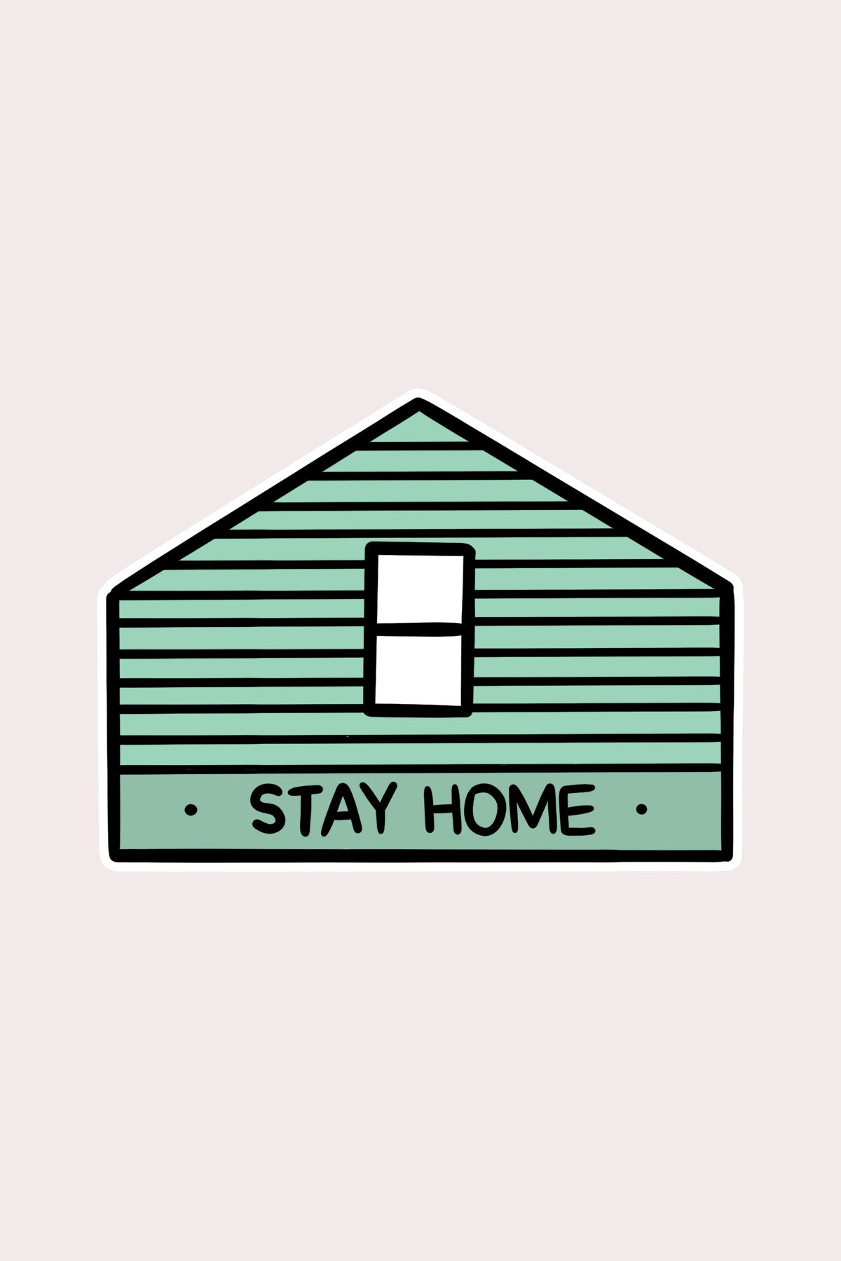 Stay Home (AF) Vinyl Sticker