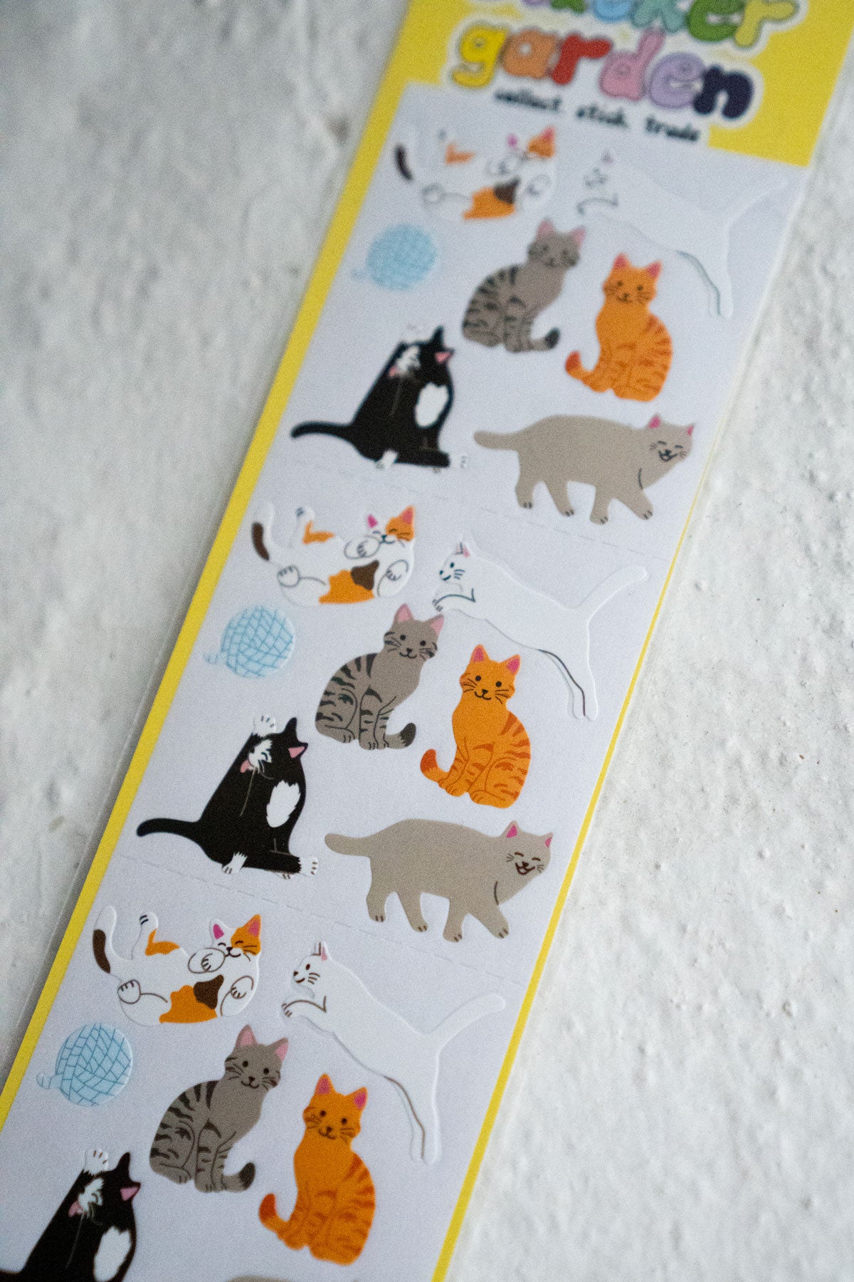 Childhood Cats - Glossy Sticker Strip