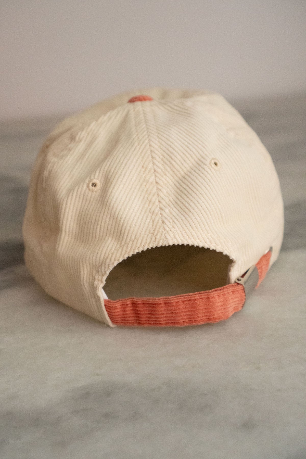 Patched Corduroy Hat - Pick Your Patch - Vanilla / Strawberry