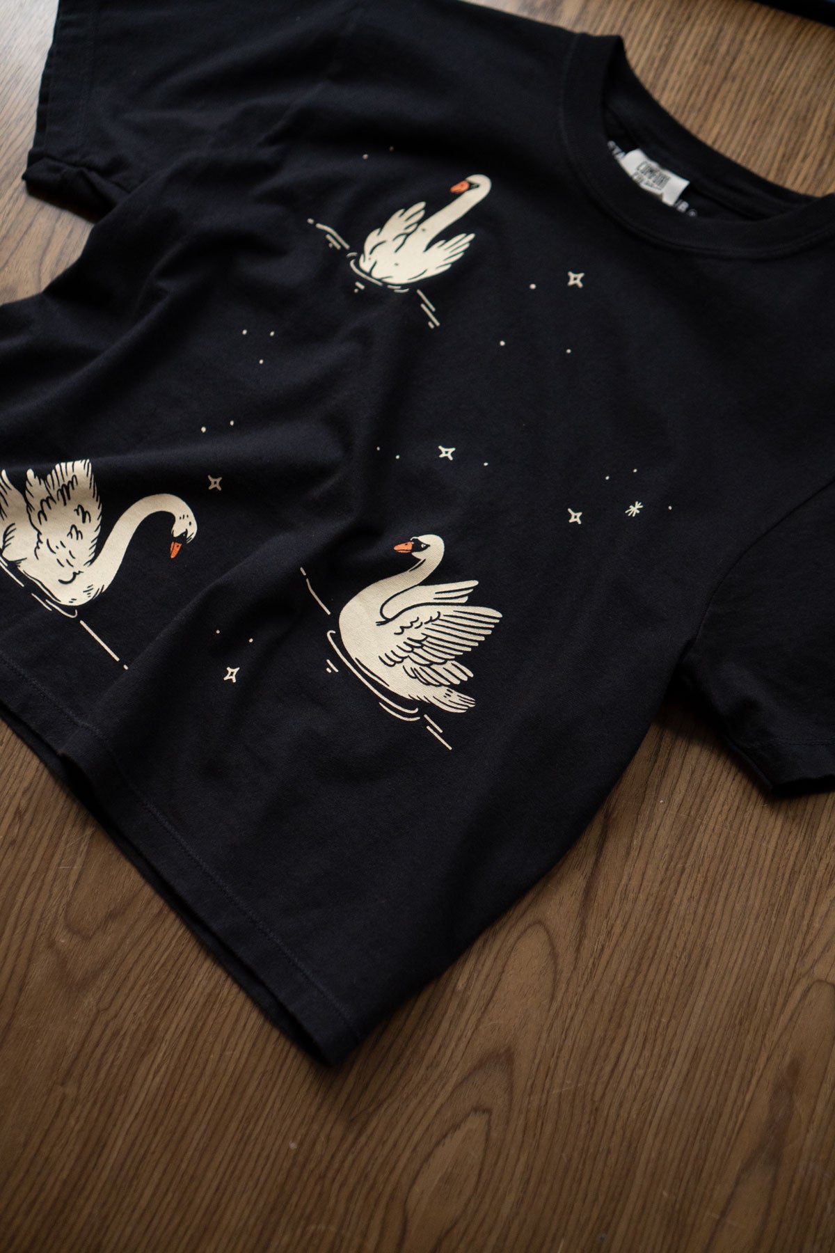 Night Swans CC Boxy Tee