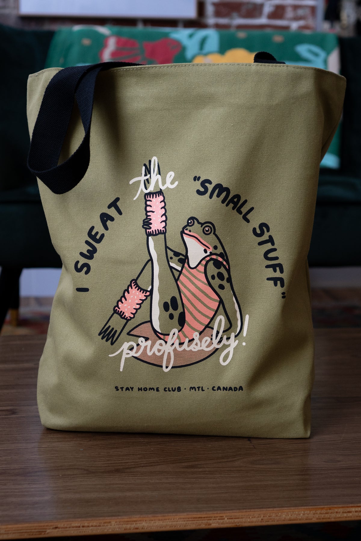 Grand Fourre-Tout Zippé 'Sweat the Small Stuff'